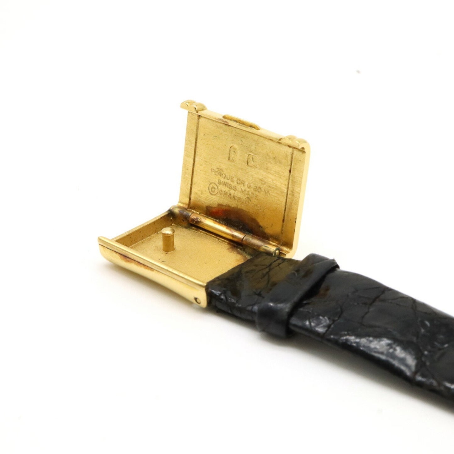 Chanel Premiere K18Yg 750 Yellow Gold Leather