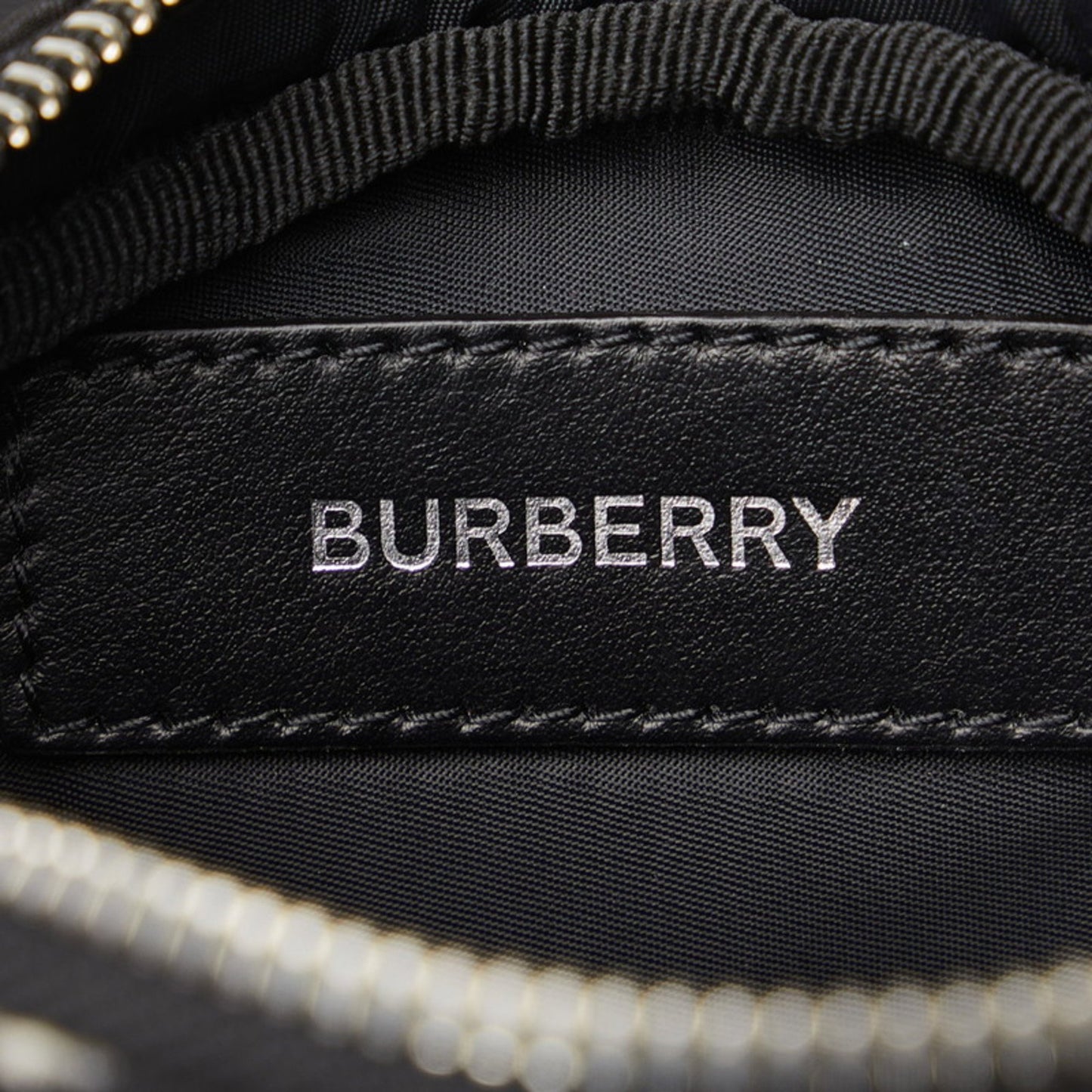 Burberry Logo Zebra Waist Bag In White