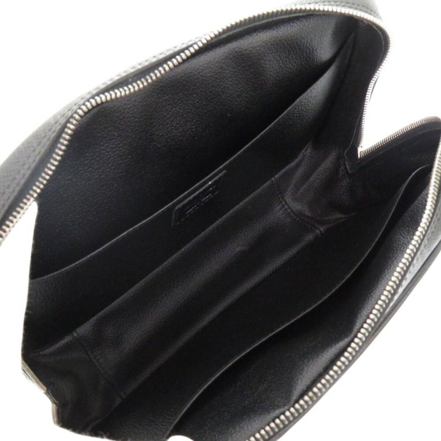 Louis Vuitton Taiga True Toilette Ardoise Second Bag Pouch M30212 Black Ca1014 Engraved Lv
