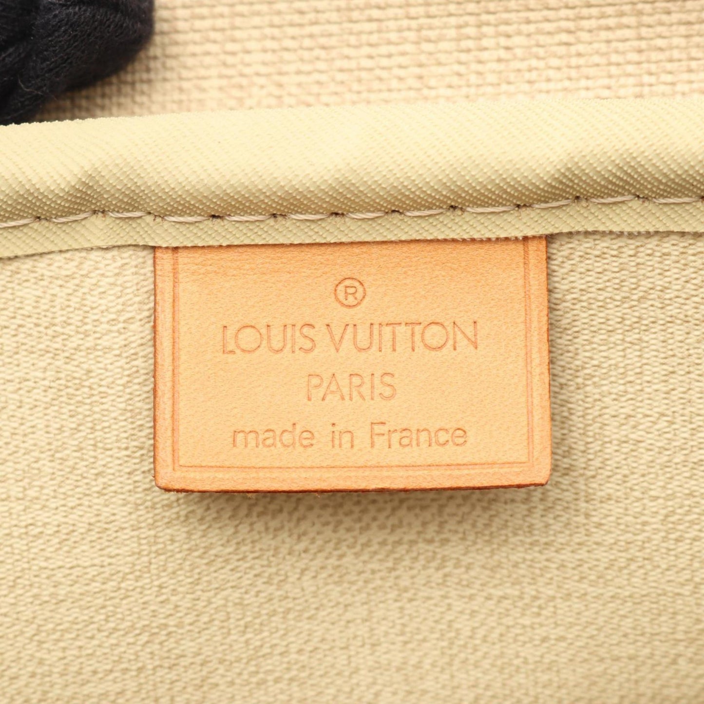 Louis Vuitton Deauville Bowling Vanity Handbag In Coated Canvas And Leather With Monogram Design