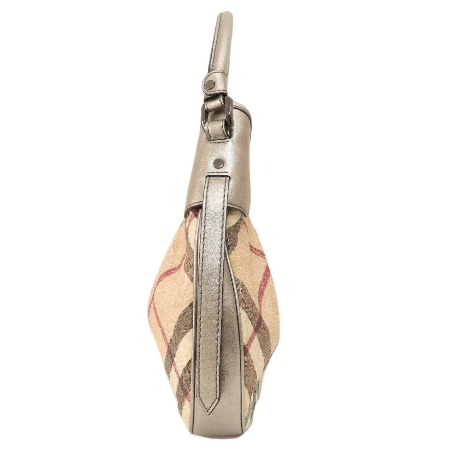Burberry Nova Check Flower Embossed Handbag