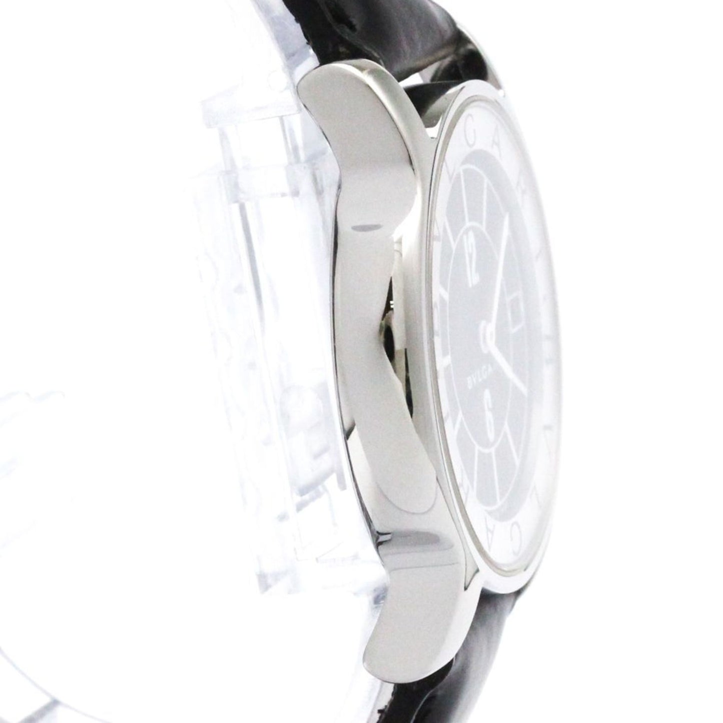Bvlgari Solotempo Steel Leather Quartz
