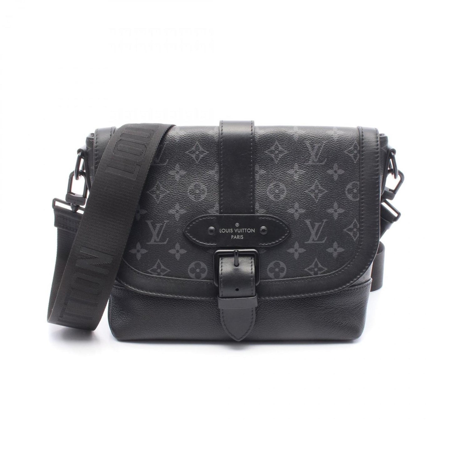 Louis Vuitton Saumur Messenger Shoulder Bag In Coated Canvas And Leather