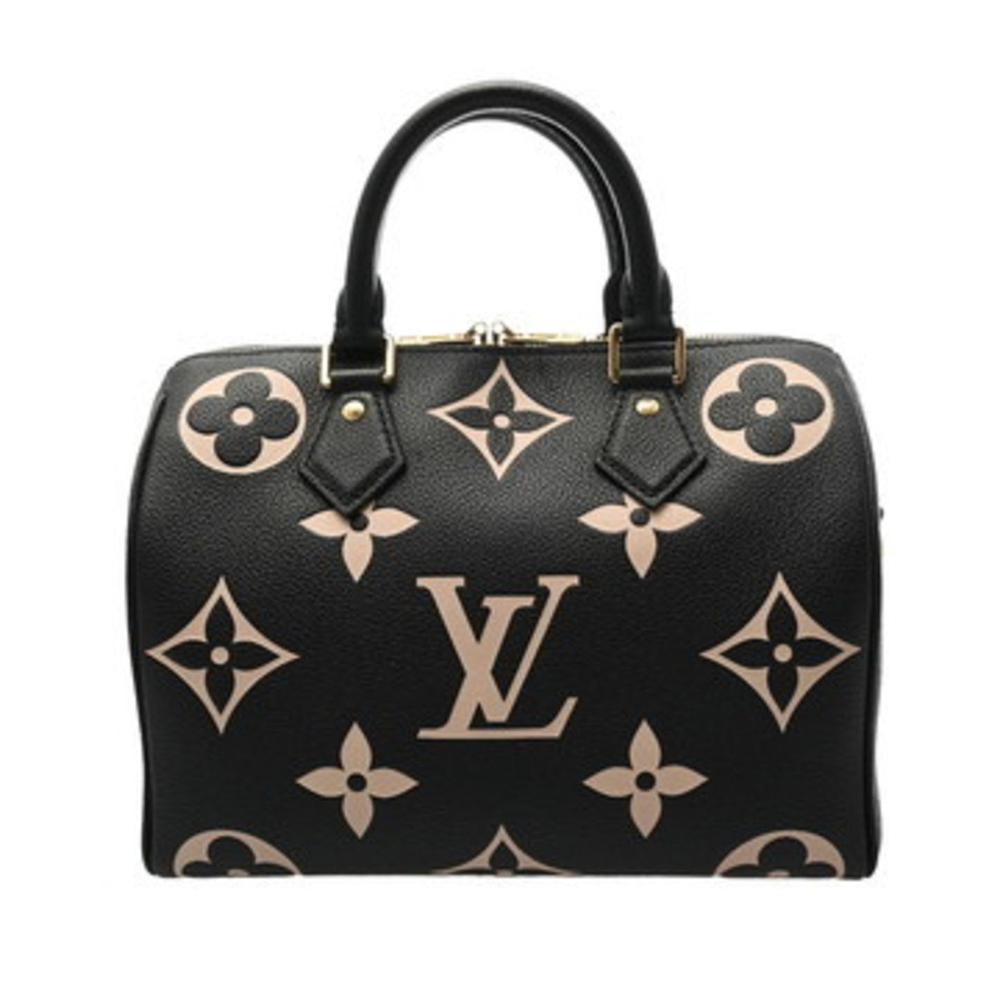 Louis Vuitton Louis Vuitton Monogram Empreinte Speedy 25 Black M58947
