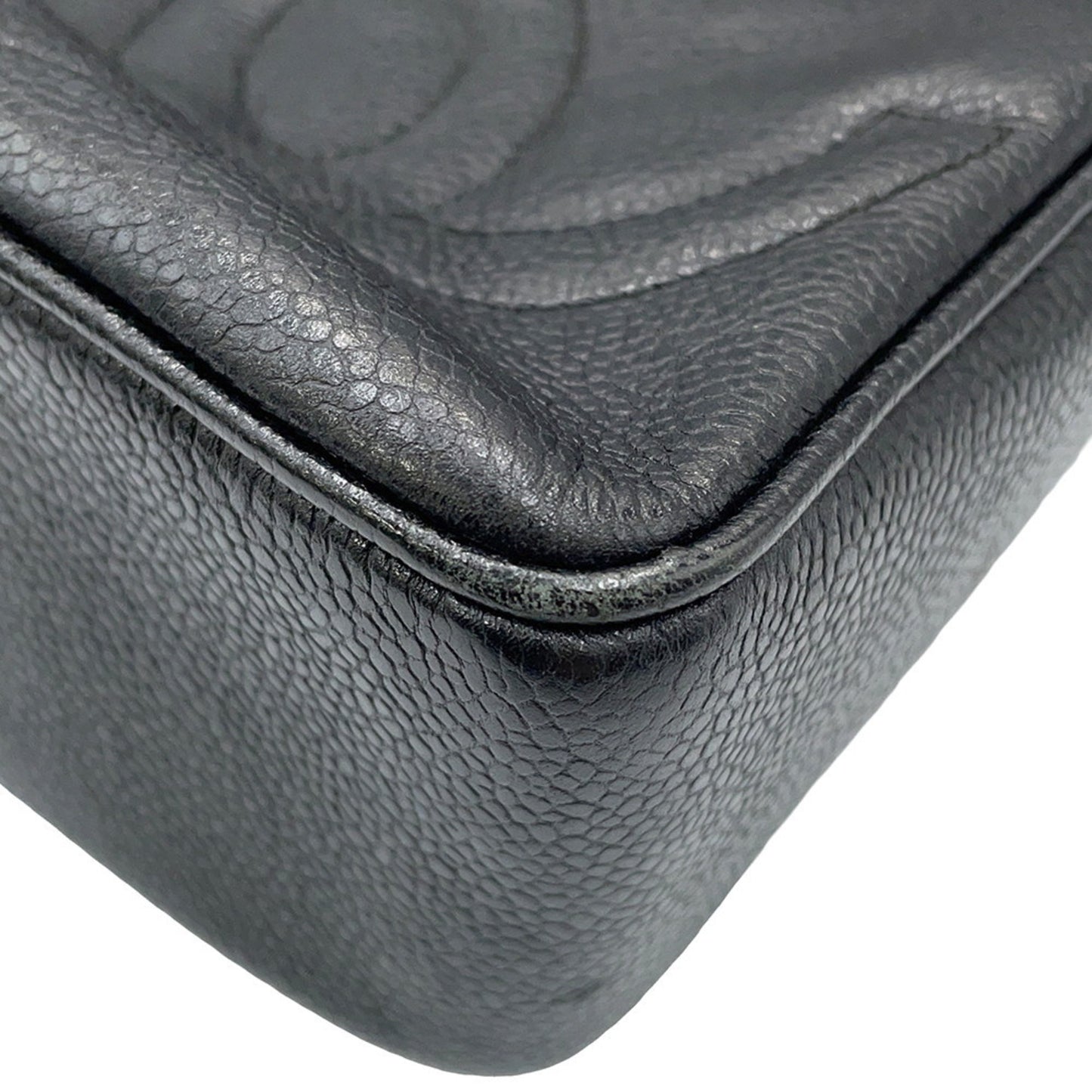 Chanel Triple Coco Caviar Skin Shoulder Bag