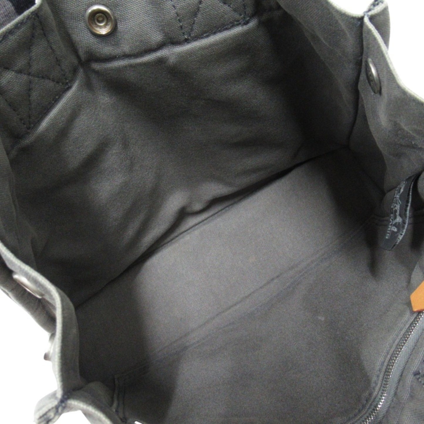 Hermes Hermes Bag Foult Pm Canvas Tote Hand Grey