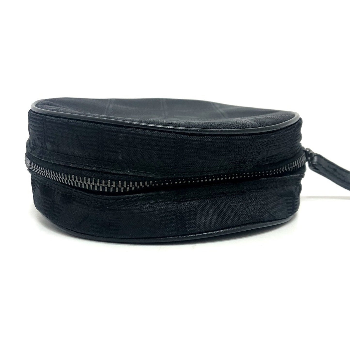 Chanel A17682 New Travel Line Round Pouch Nylon Jacquard