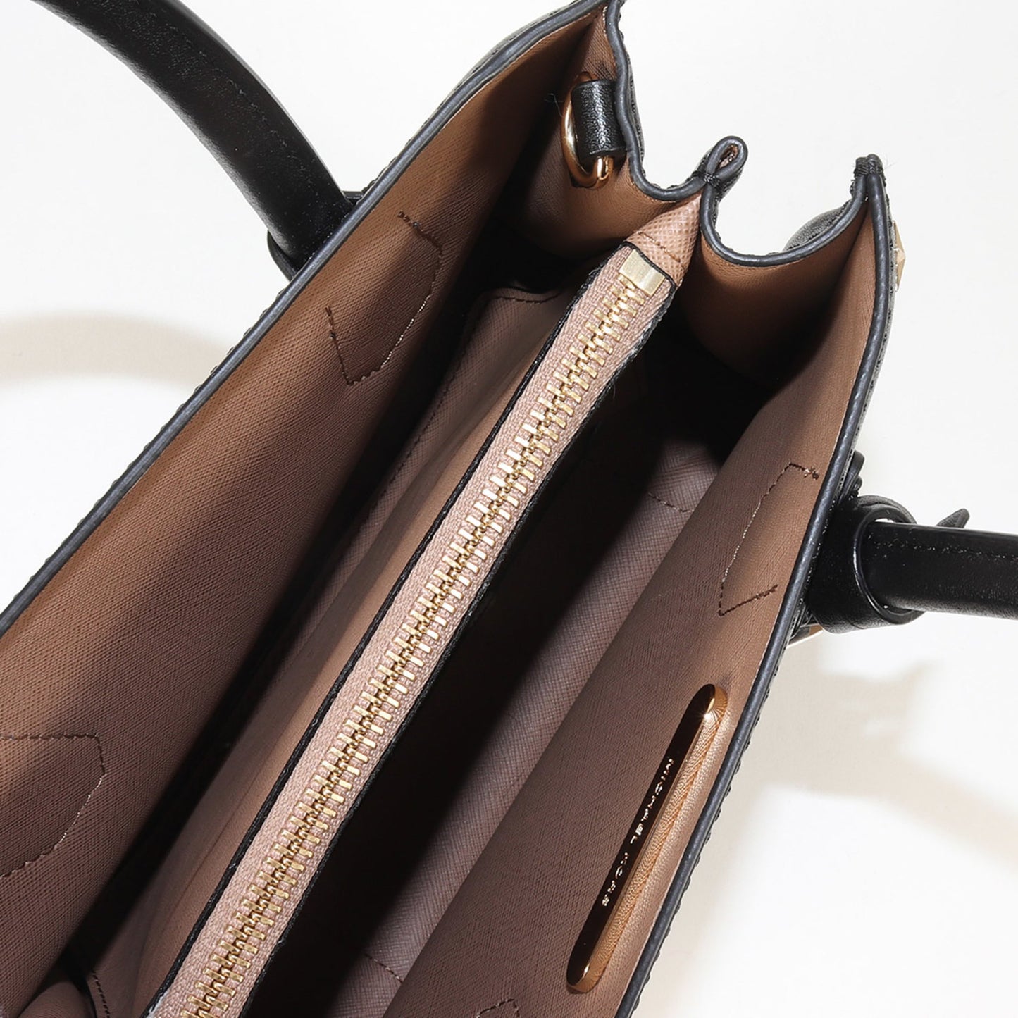 Michael Kors Black Star Studs Handbag/Shoulder Bag Leather