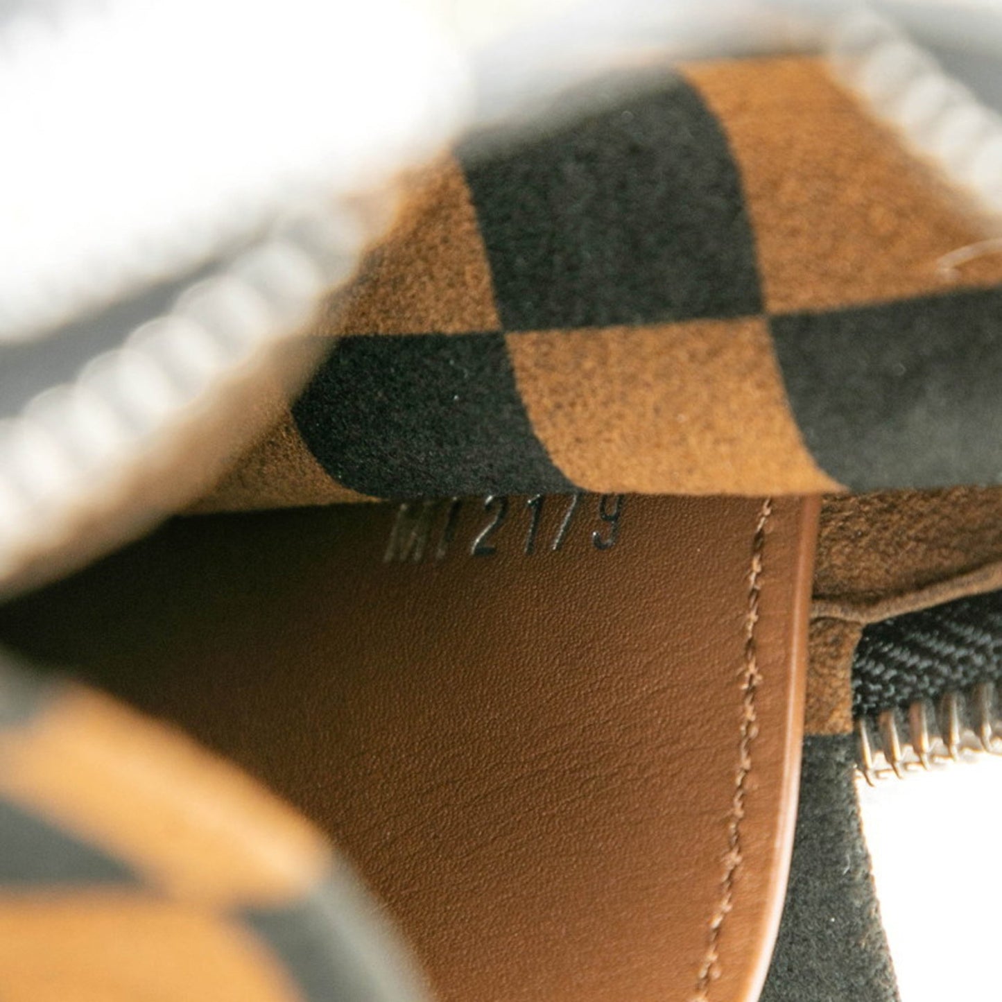 Louis Vuitton Damier Valisette Vertical Handbag/Shoulder Bag 2Way N60273 Gray/Brown Leather