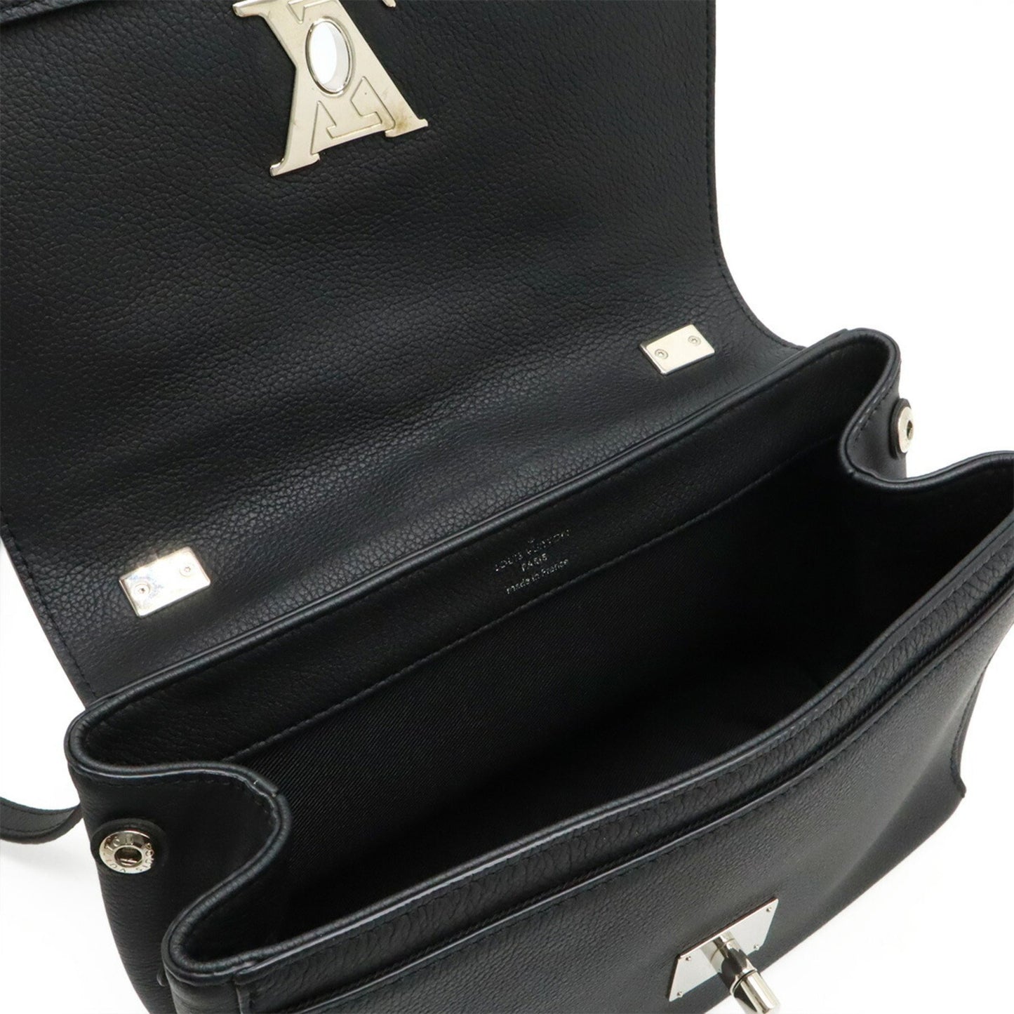 Louis Vuitton Lockme Ii Bb Chain Shoulder Bag/Handbag In Noir Black