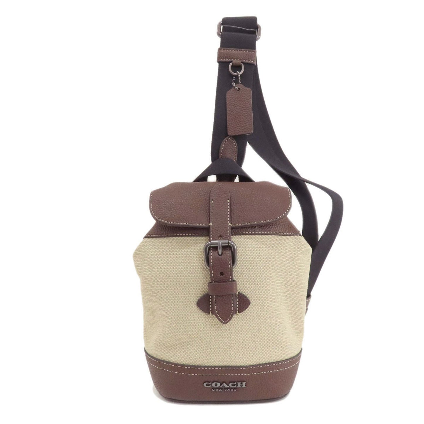 Coach Ch074 Padson Small Body Bag Canvas Leather