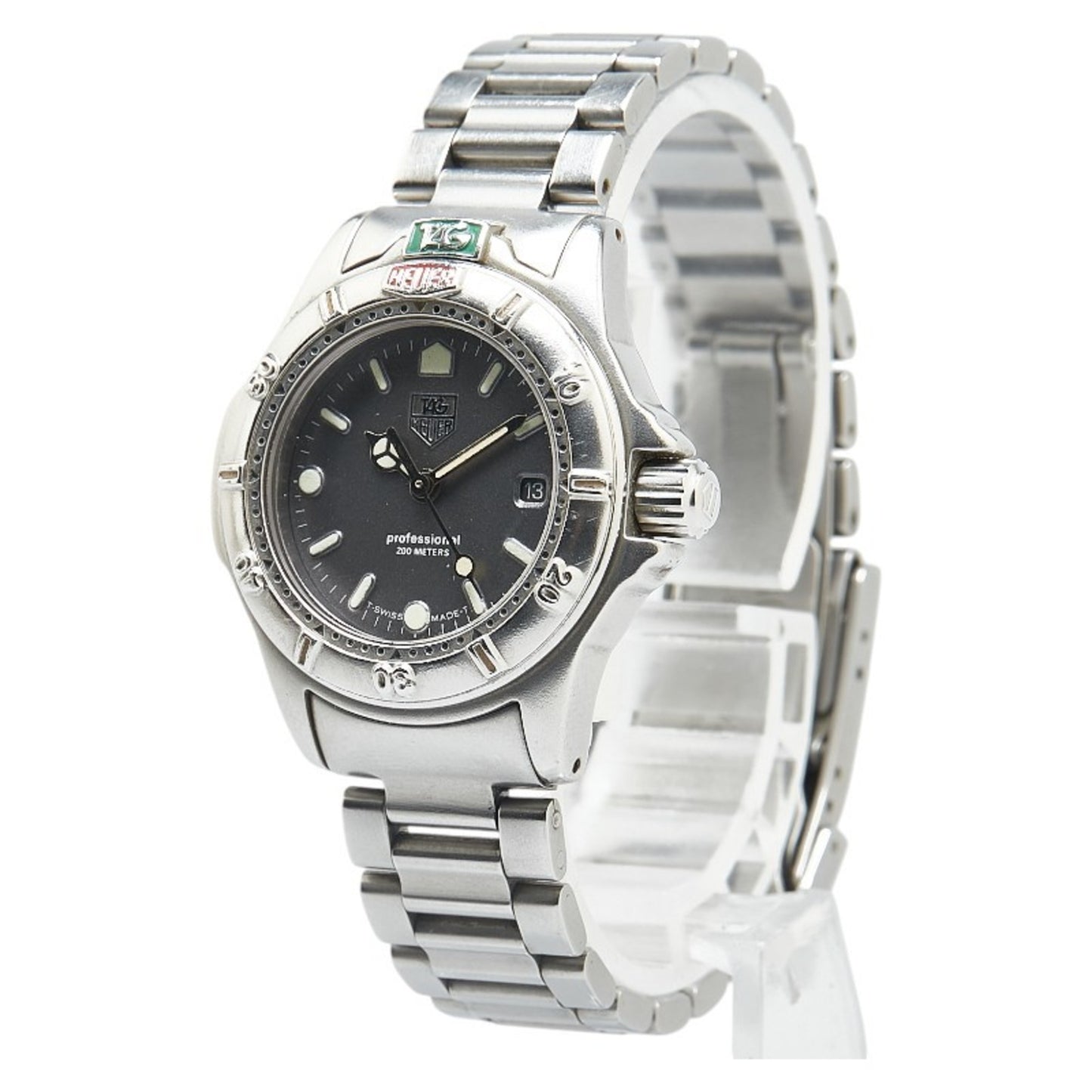 Tag Heuer Professional 200 Watch 999.208A Quartz Grey Dial Stainless Steel