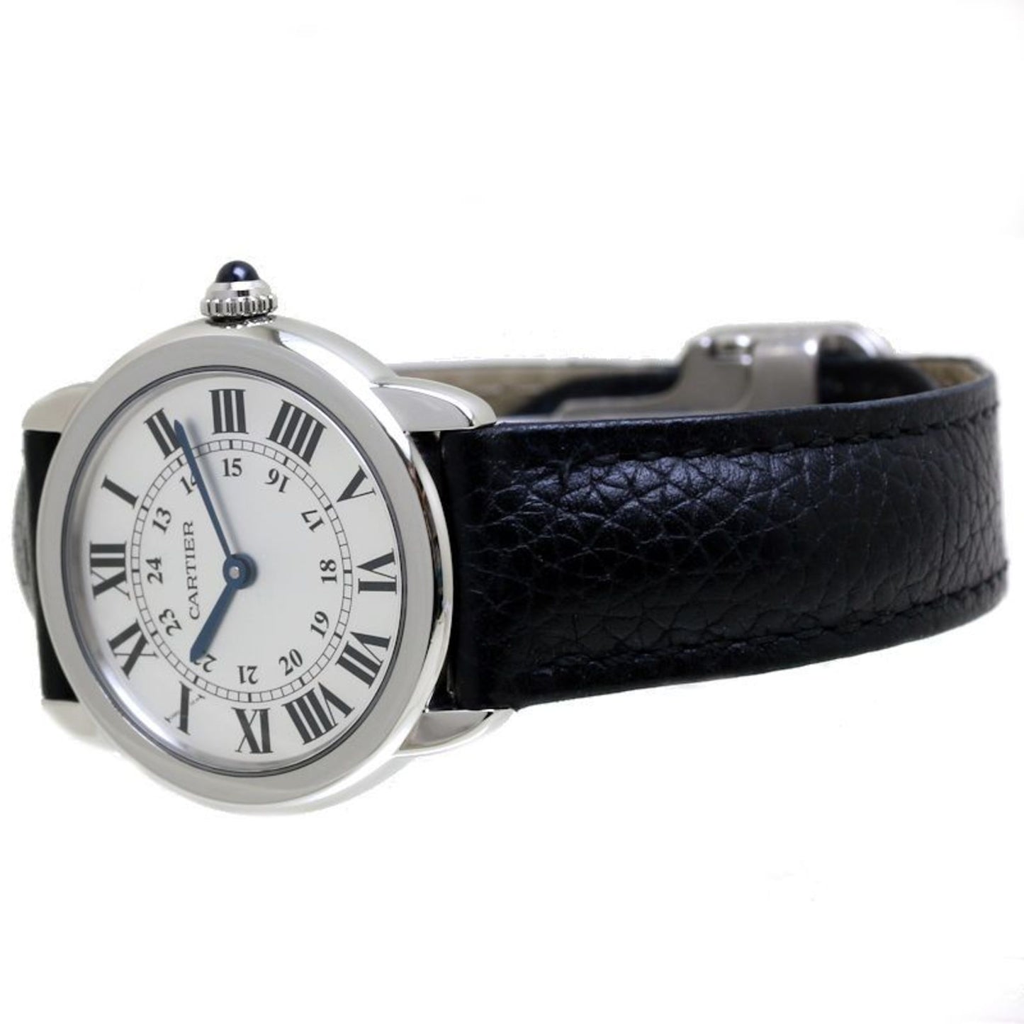 Cartier Rondo Solo Sm Wsrn0019 Stainless Steel X Leather