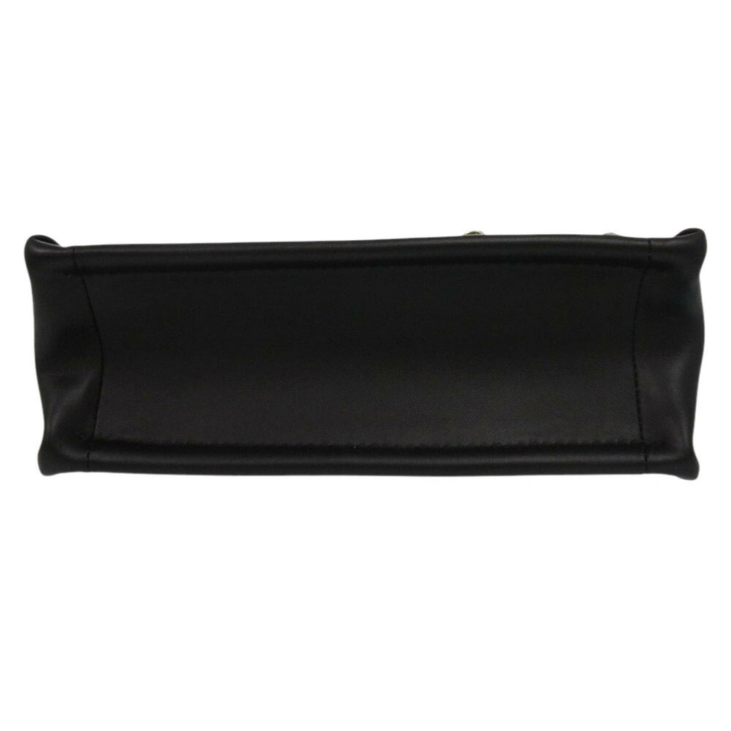 Like New Christian Dior Book Tote Mini Macrocannage S5573Owhp Calfskin Black Handbag Shoulder Bag