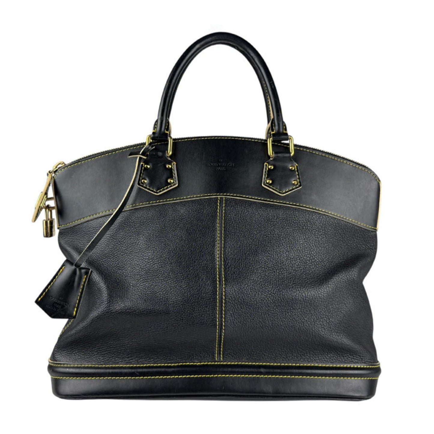 Louis Vuitton Handbag Suhali Lockit Mm Leather Noir