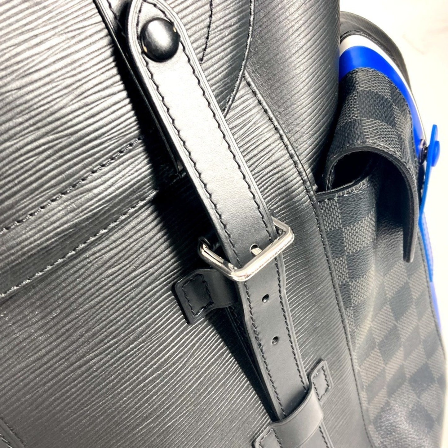 Louis Vuitton M56600 Epi Damier Graphite Christopher Pm Backpack Bag Rucksack Canvas