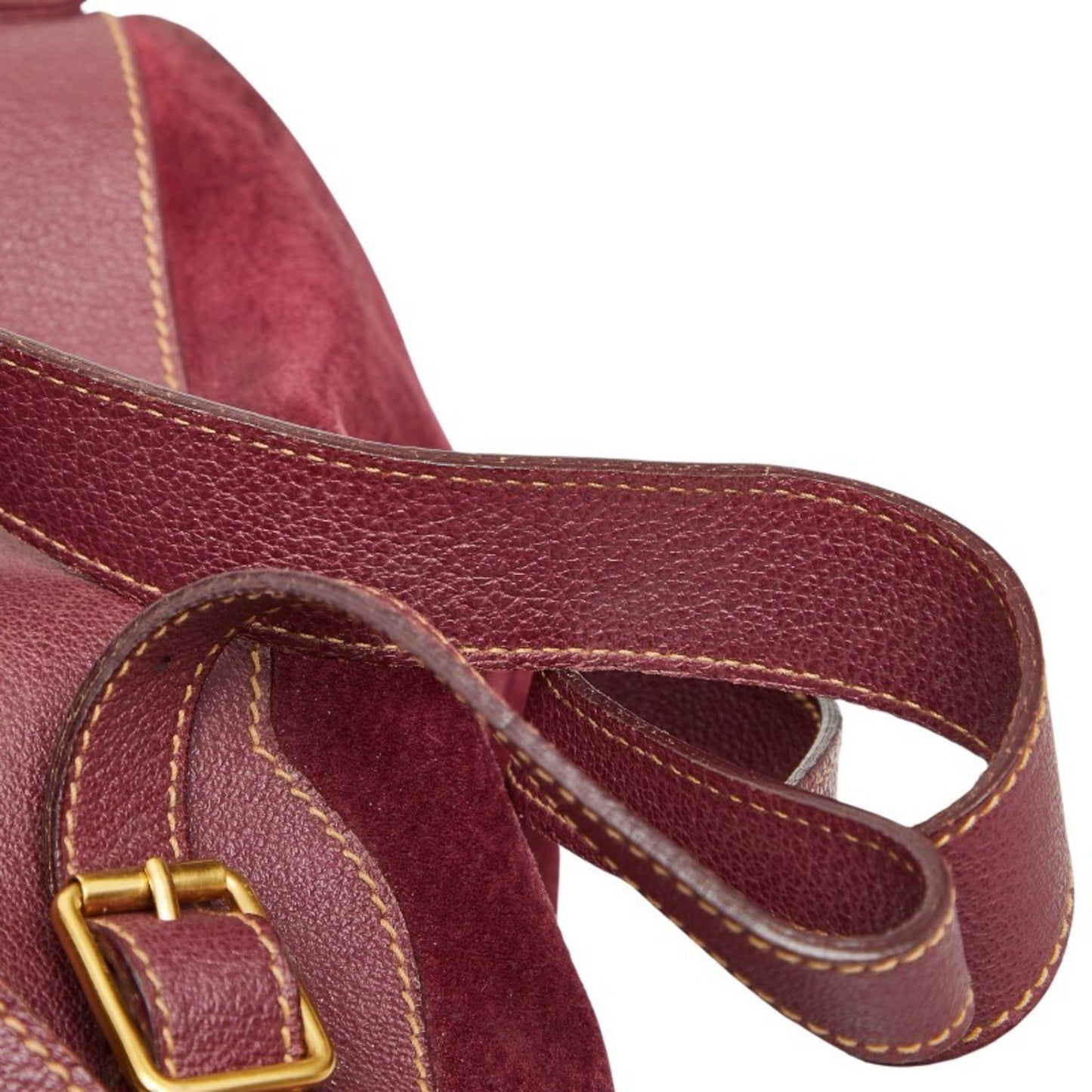 Gucci Bamboo Backpack 003 2058 0016 Purple Suede