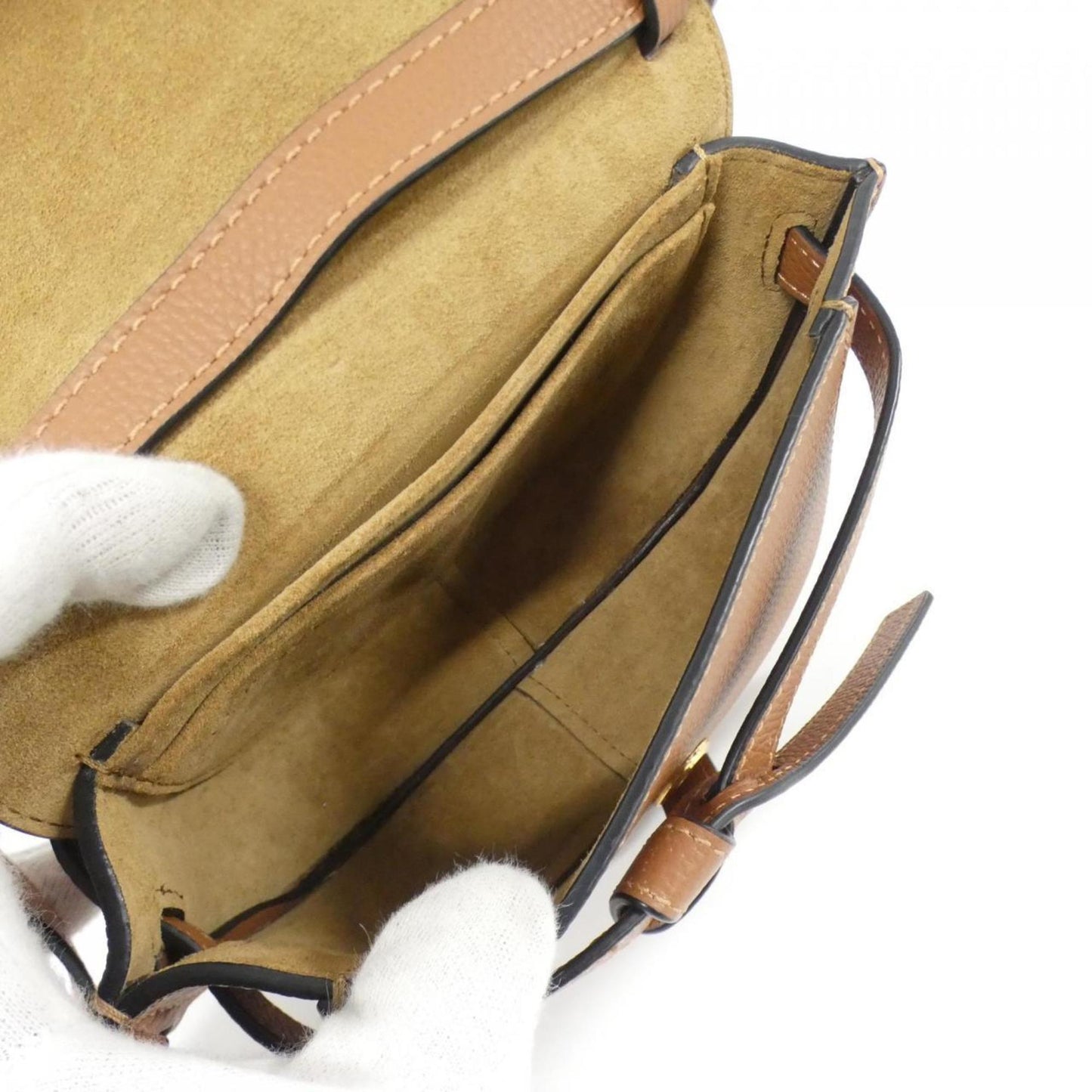 Leather Loewe Shoulder Bag