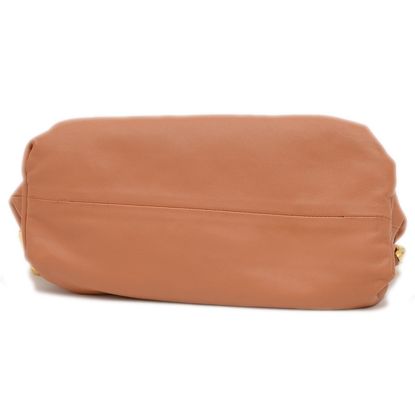 Bottega Veneta The Chain Pouch One-Shoulder Shoulder Bag In Brown Calfskin