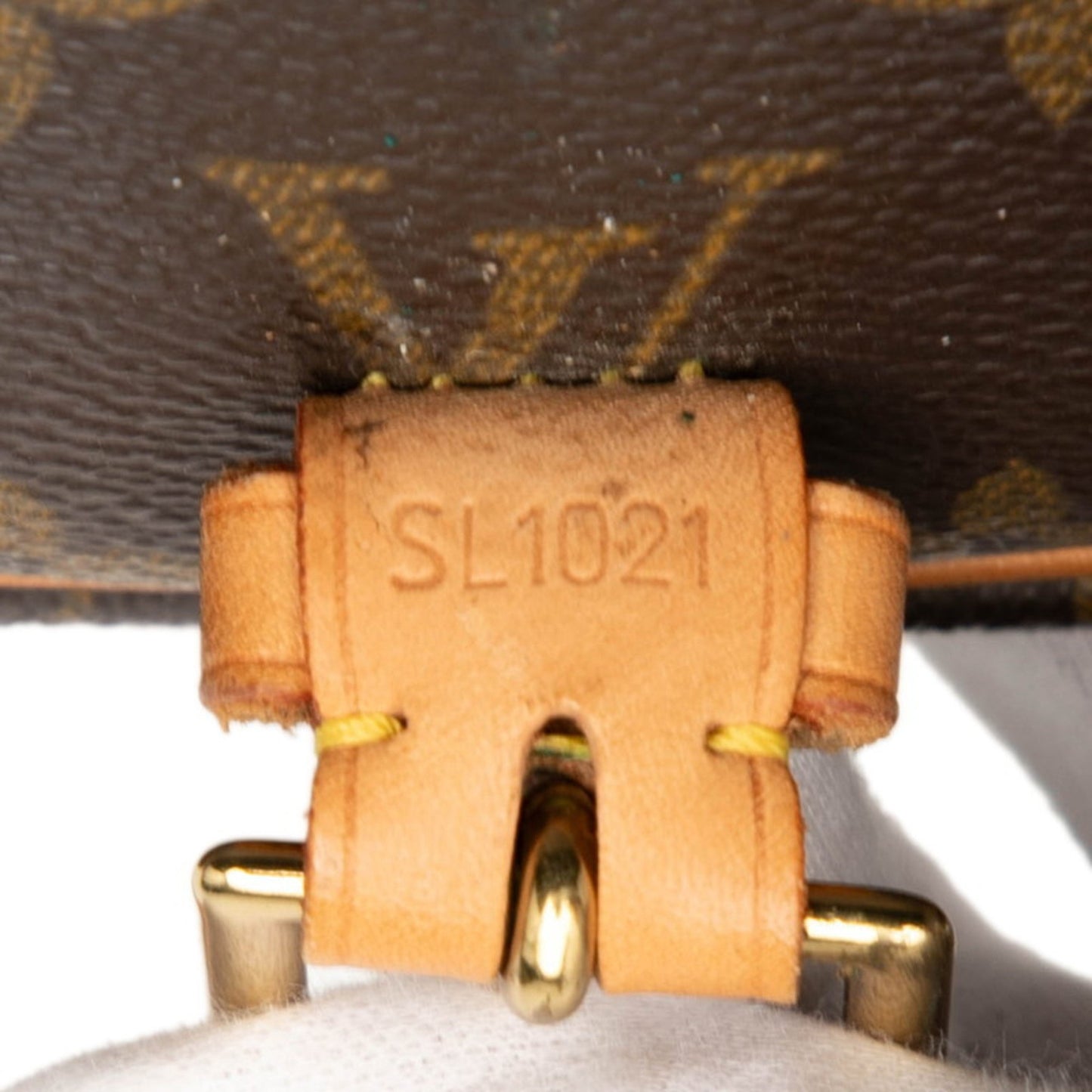 Louis Vuitton Monogram Sologne Shoulder Bag M42250 Brown Leather