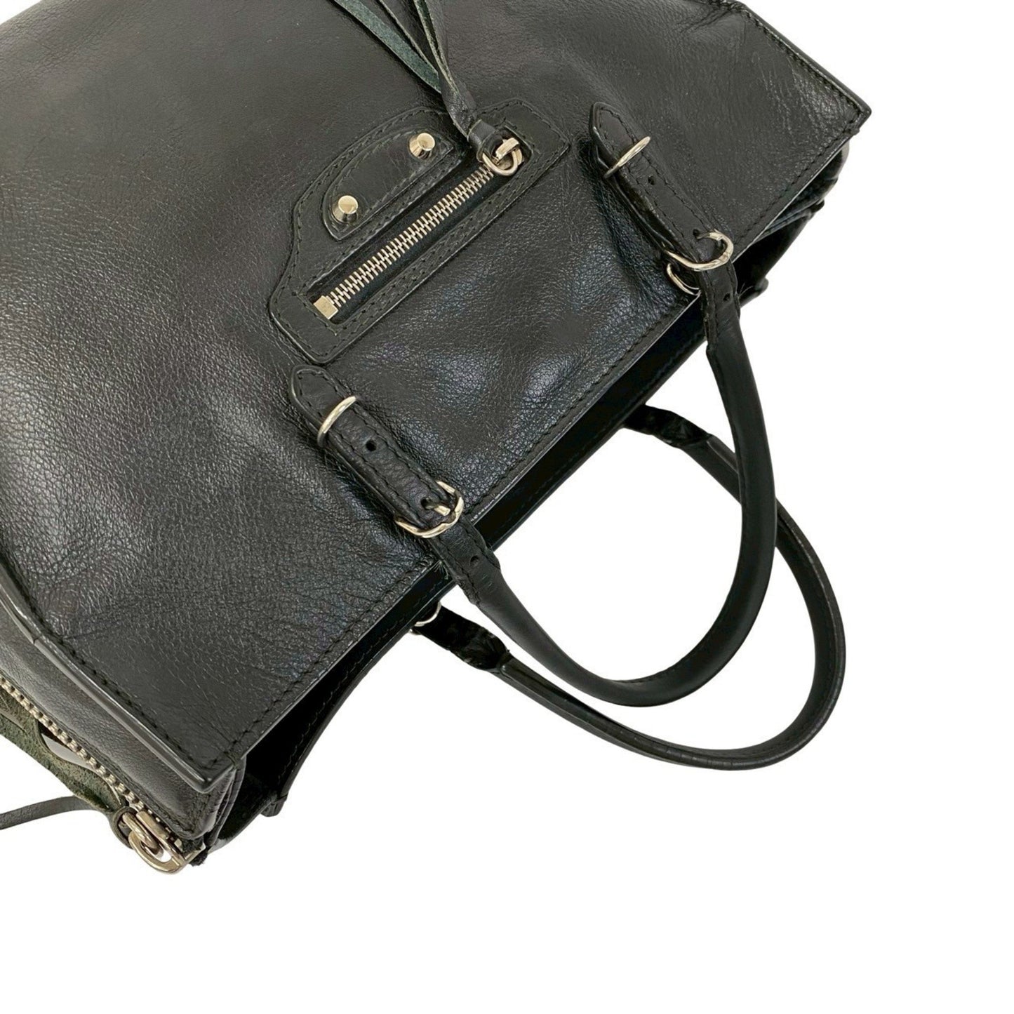Balenciaga Paper Mini Leather 2-Way Handbag