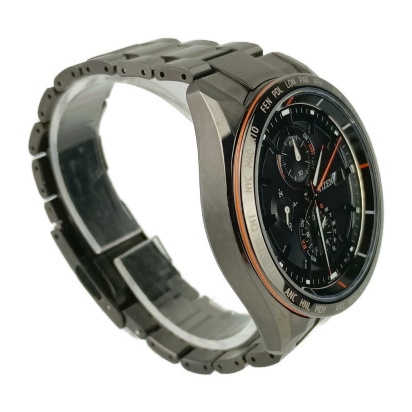 Citizen Watch Attesa Act Line At8185-62E H800-T025871 Black Super Titanium