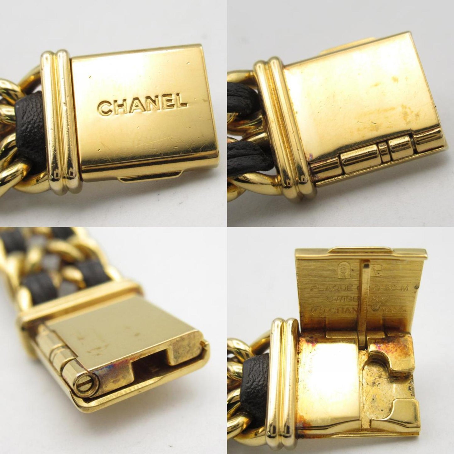 Chanel Premiere S Watch Gp (Gold Plated) Leather