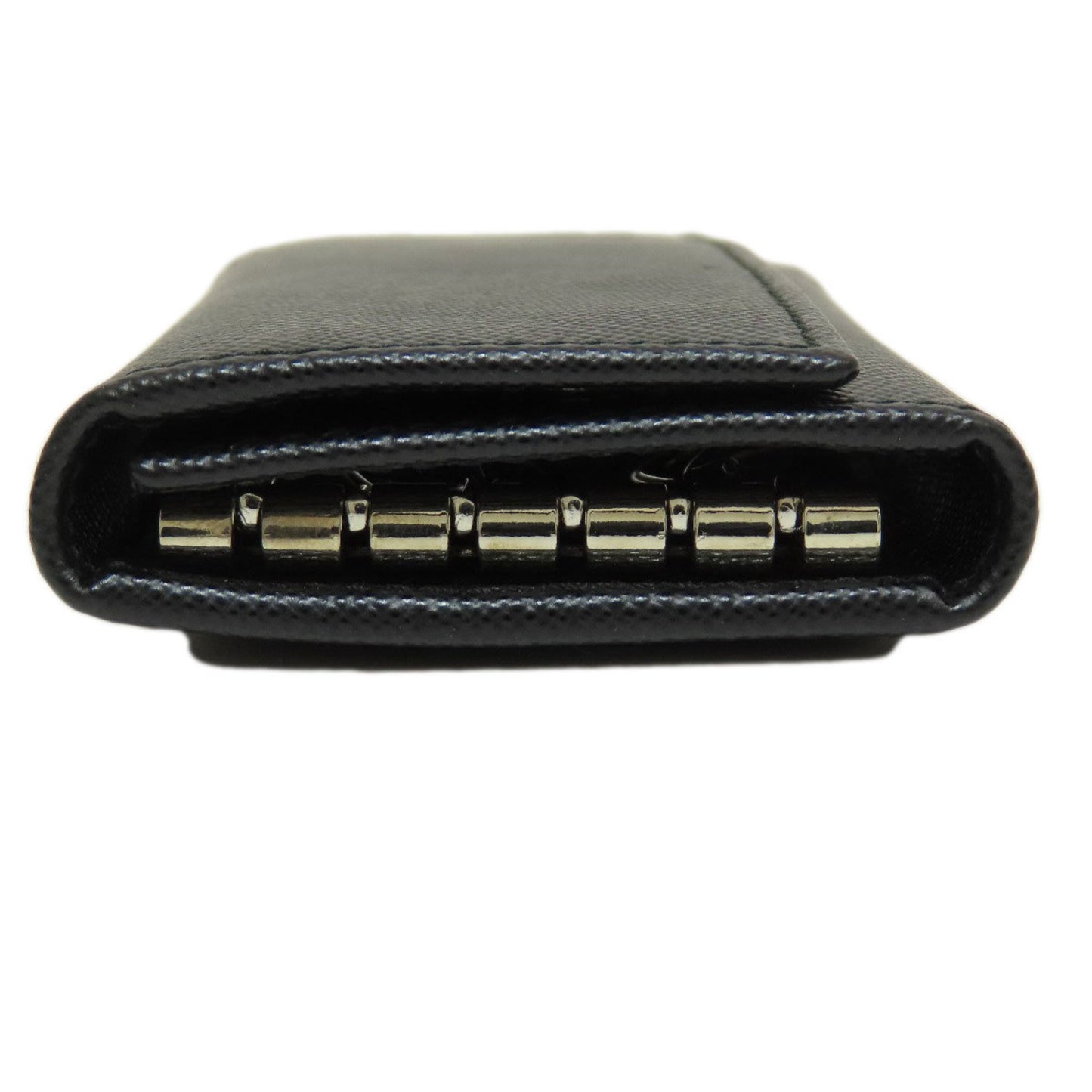 Prada 2M0223 Engraved Key Case Leather