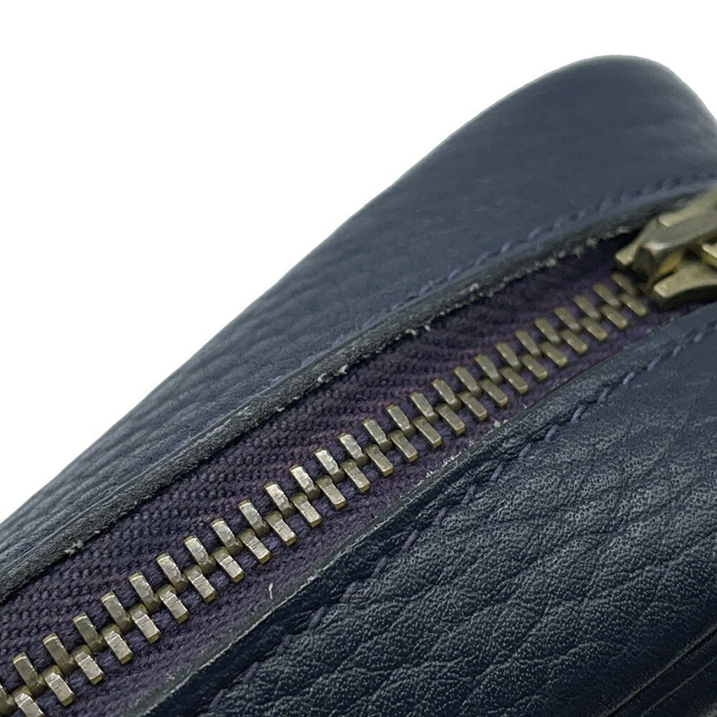 Hermes Shoulder Bag Golf Tee Motif Navy Fjord O Engraved