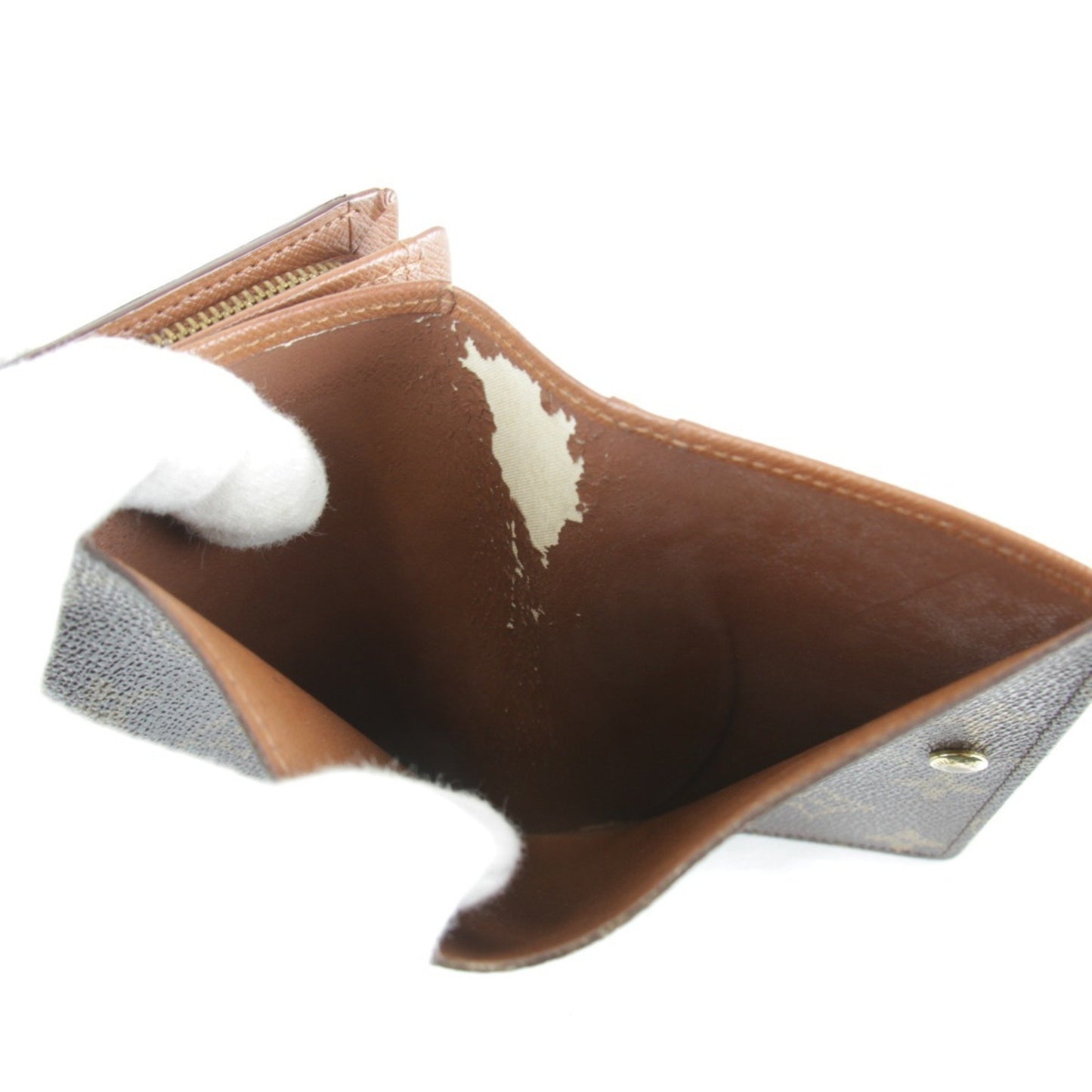 Louis Vuitton Louis Vuitton Porte Monnaie-Vieux-Trsor M61730 Bifold Wallet Monogram Canvas