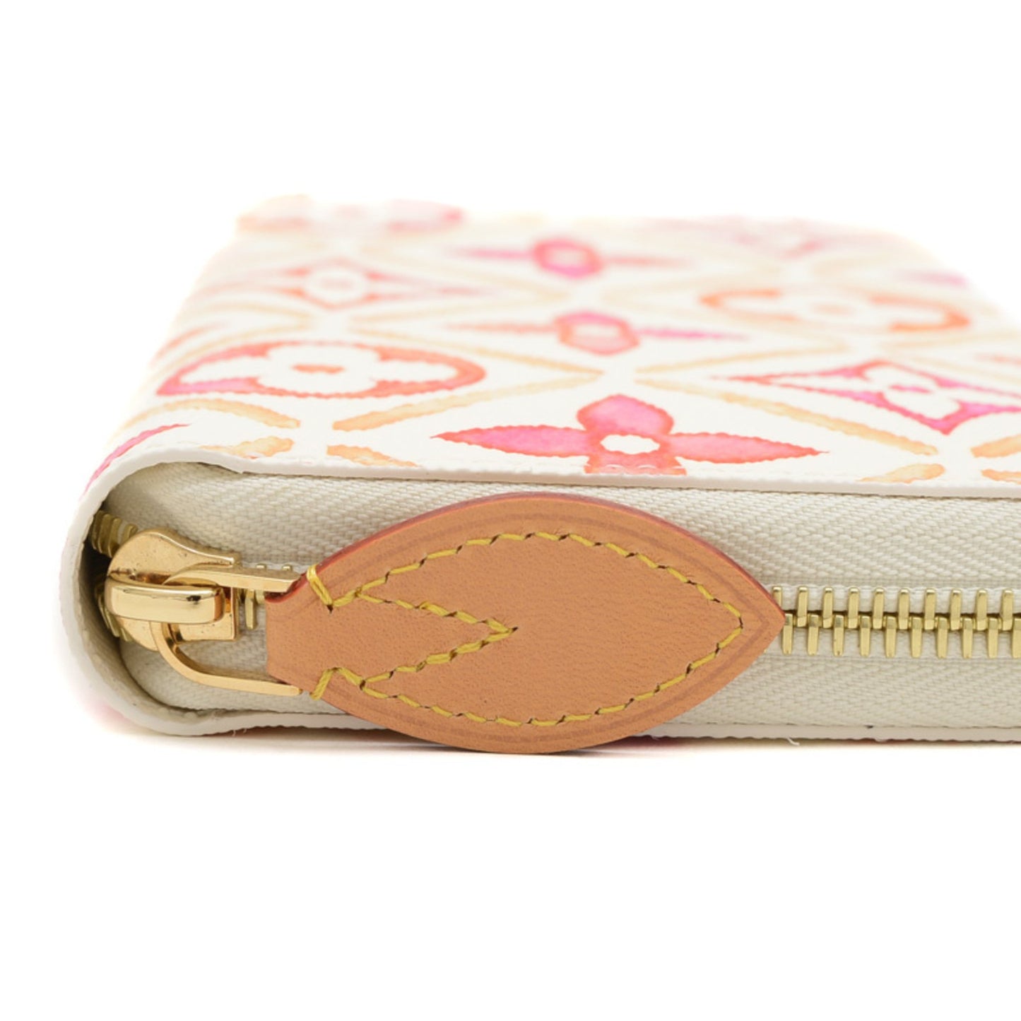 Louis Vuitton Monogram By The Pool Zippy Wallet Long Coral M11455 Bp