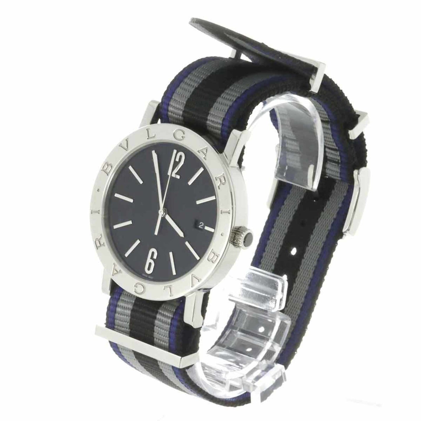 Bvlgari Bb41S Men'S Watch With Date Display
