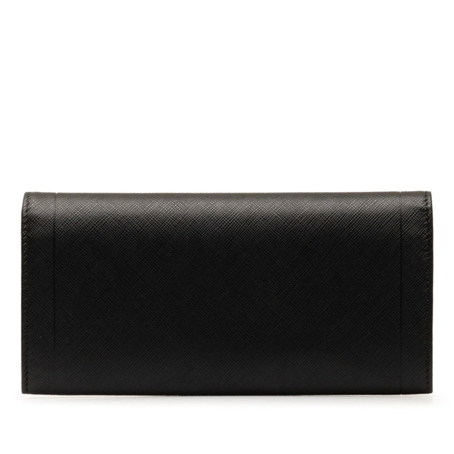 Salvatore Ferragamo Long Wallet Black Leather