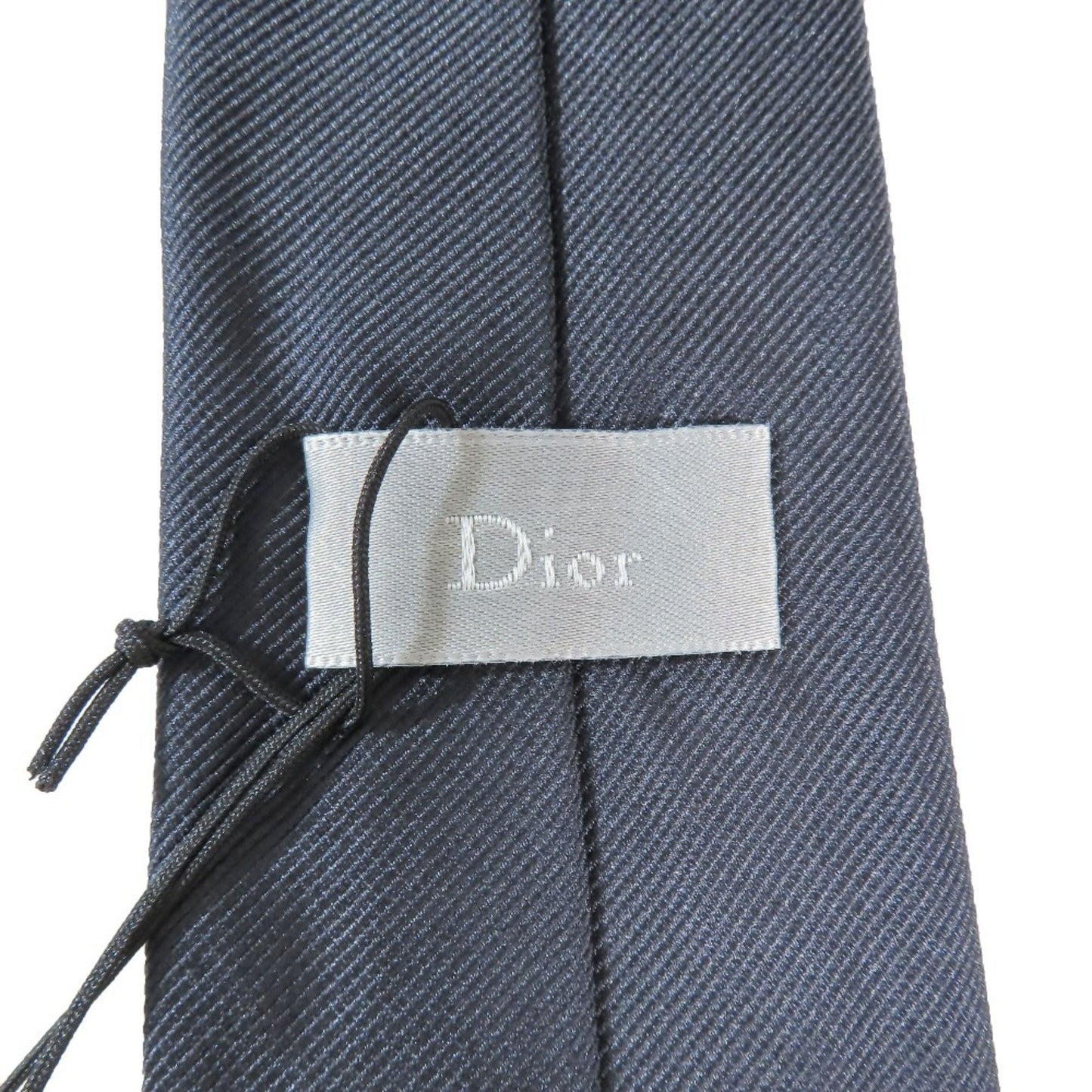 Christian Dior Dior Narrow Tie 100% Silk Suit Formal Business Party Dark Navy