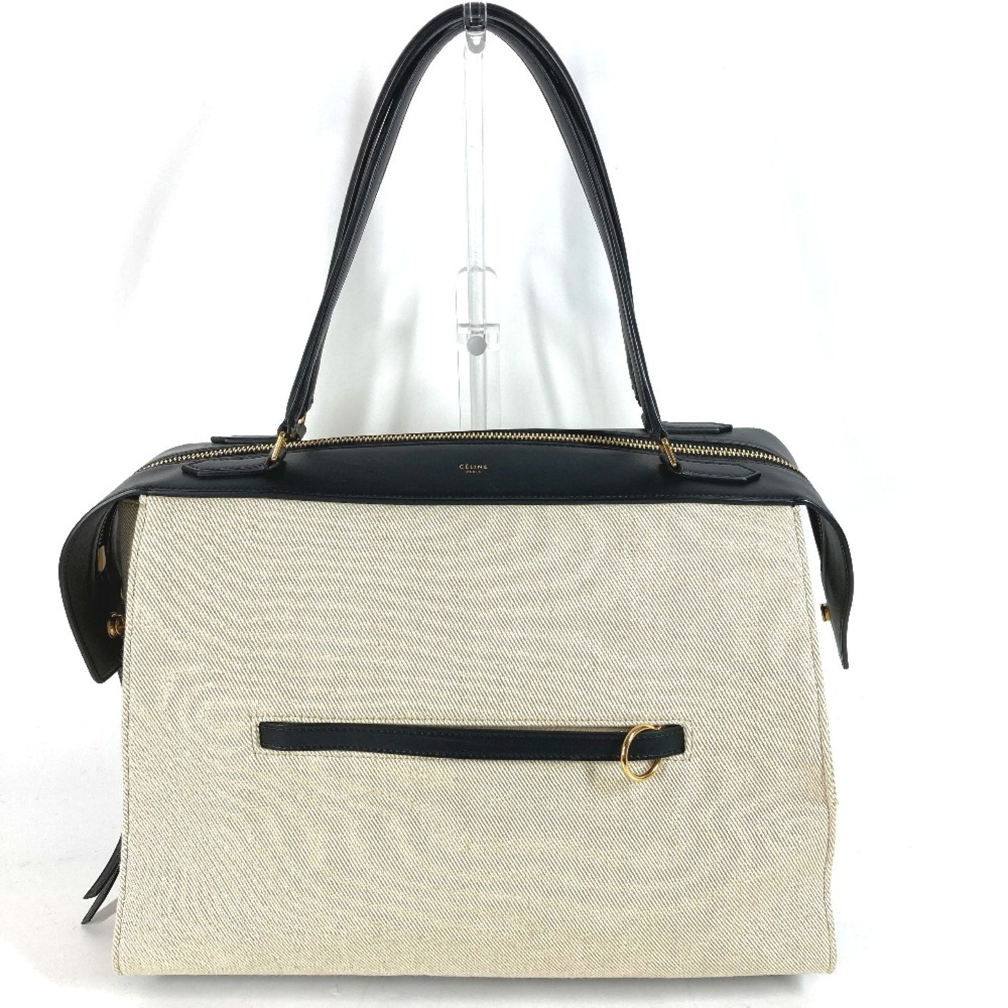 Celine Bag Shawl Tote Bag Shoulder Bag Ivorybased Black