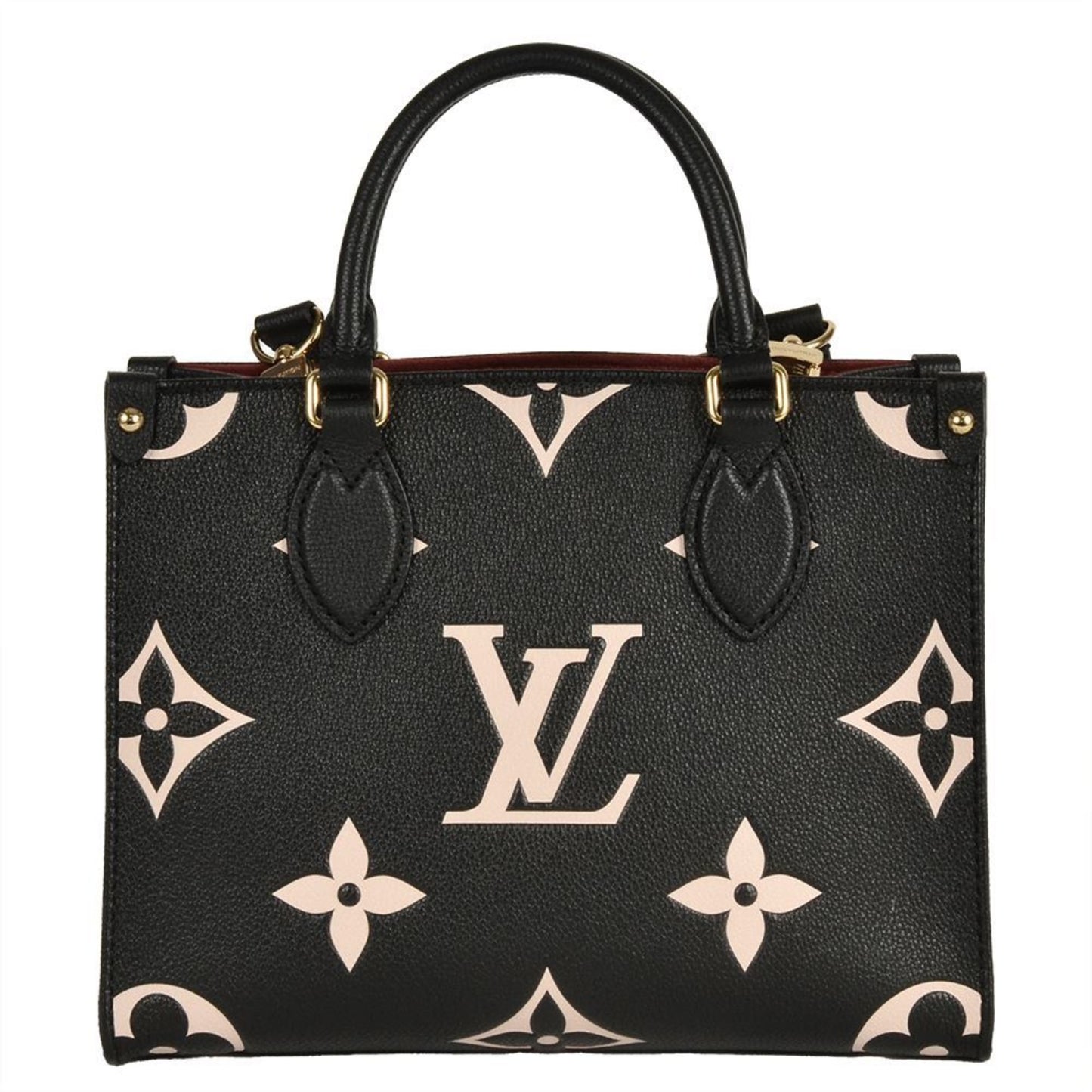 Louis Vuitton On The Go Pm Handbag Monogram Empreinte M45659 Black Rfid Shoulder Bag