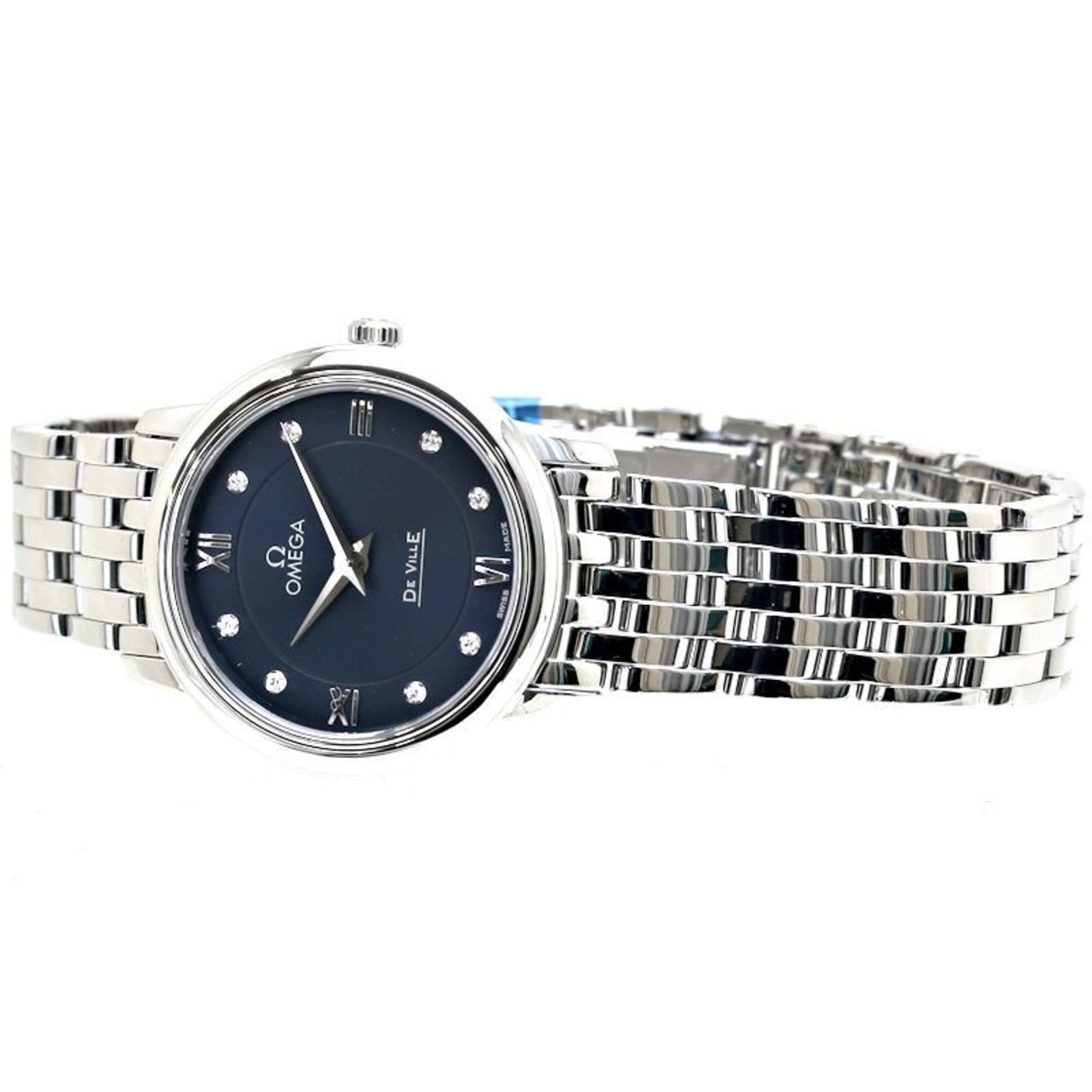 Omega De Ville Prestige 424.10.27.60.53.001 8P Diamond Stainless Steel