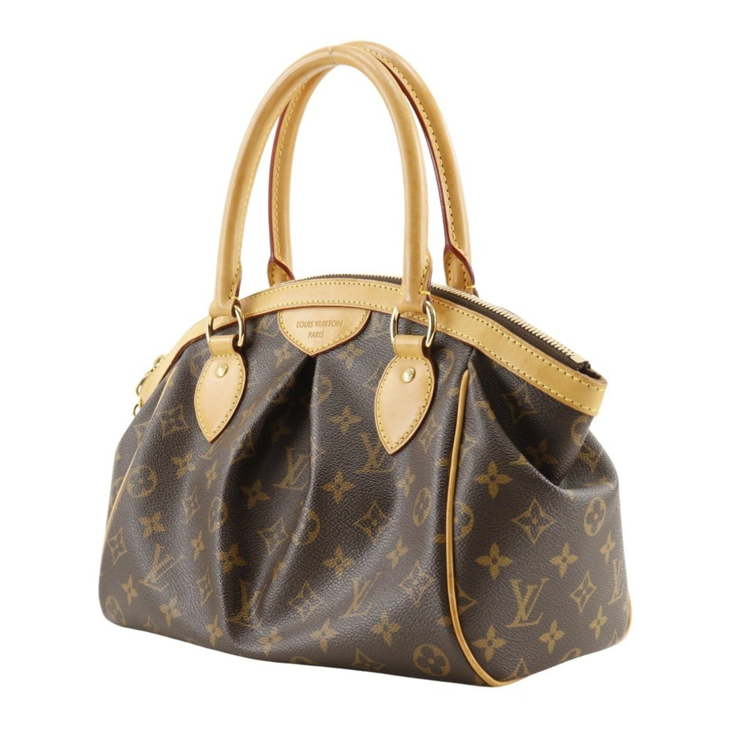 Louis Vuitton Tivoli Pm Handbag M40143 Monogram Canvas 2011 Brown A5