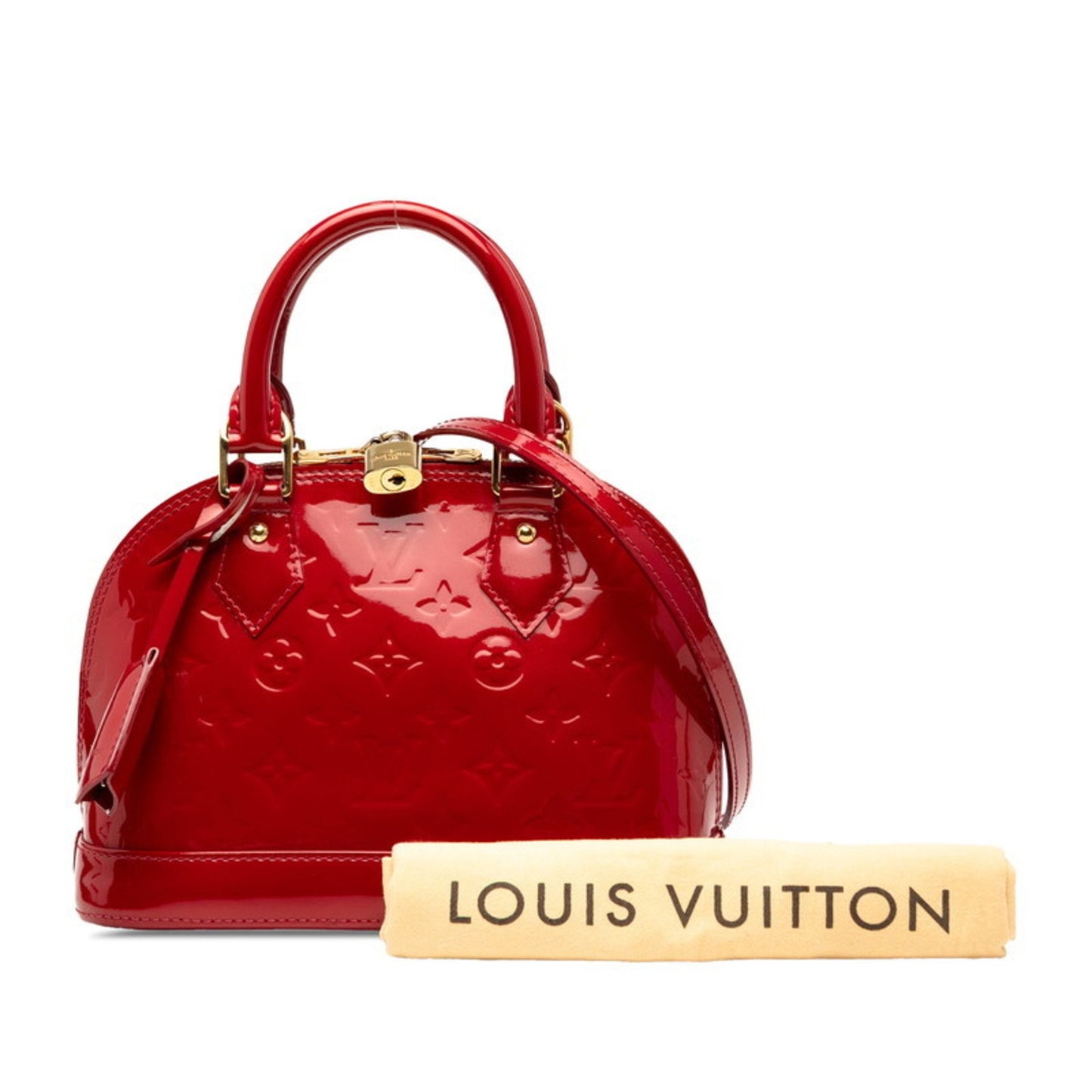 Louis Vuitton Monogram Vernis Alma Bb Handbag/Shoulder Bag