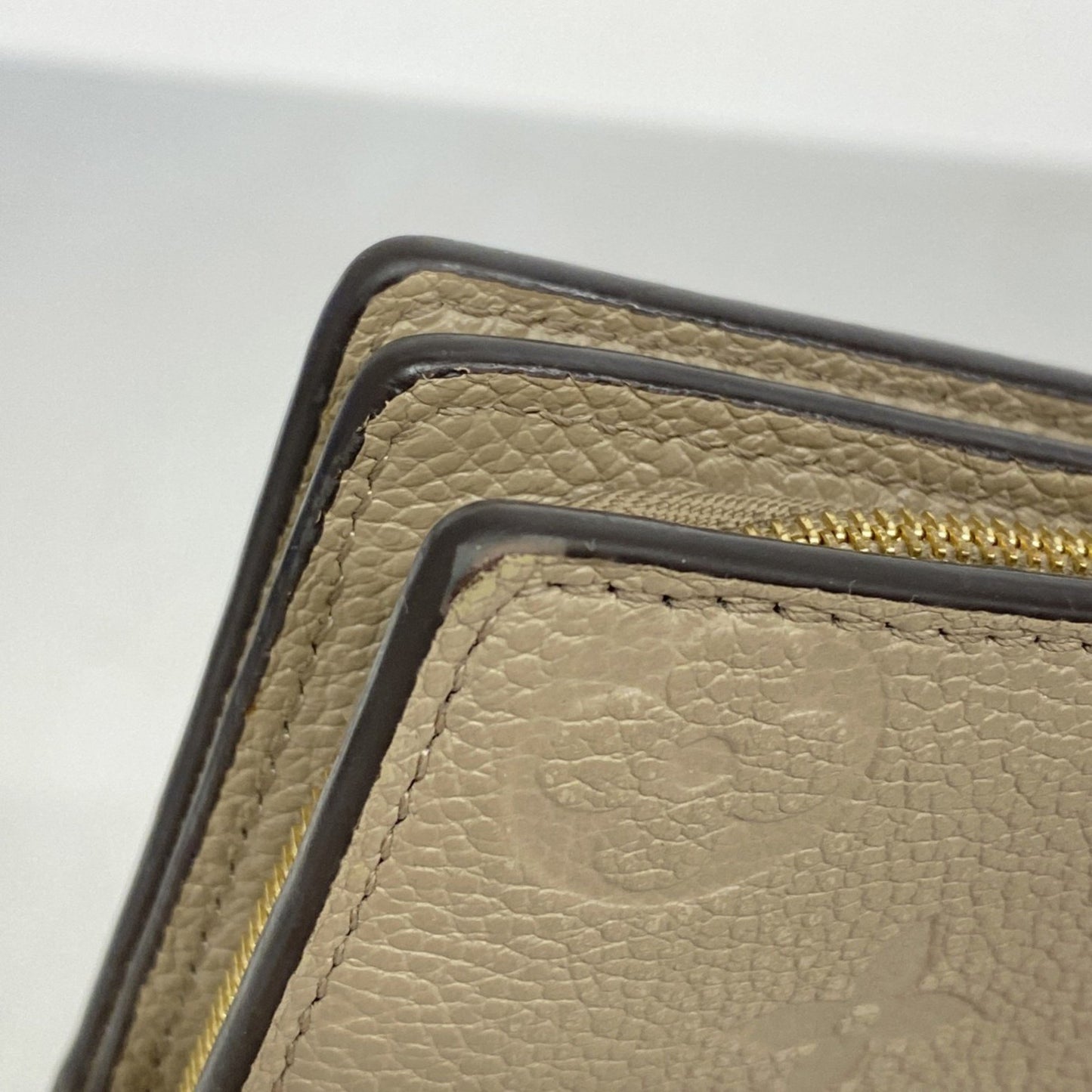Louis Vuitton Monogram Empreinte Portefeuille M80152 Tourterelle
