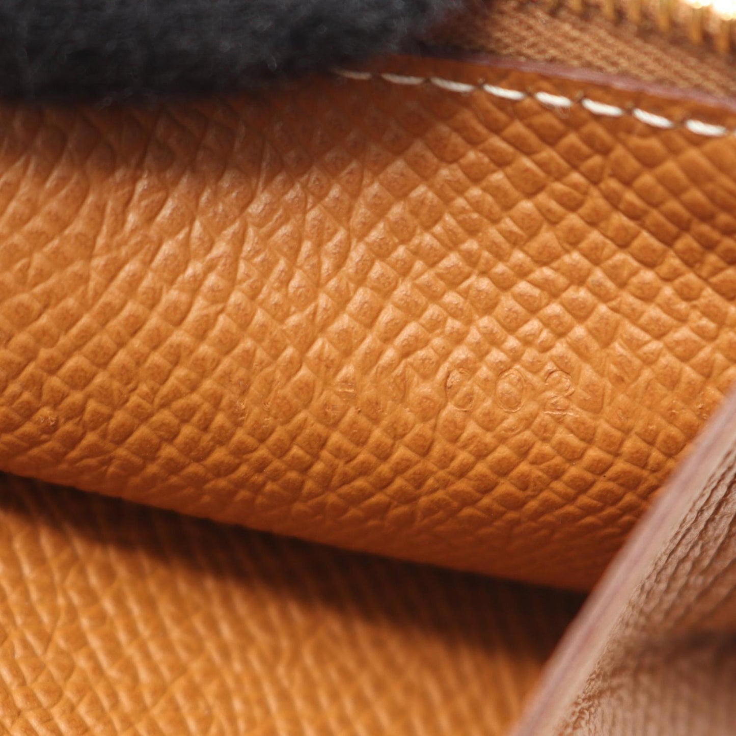 Hermes Herms Bearn Compact Gold Bifold Wallet