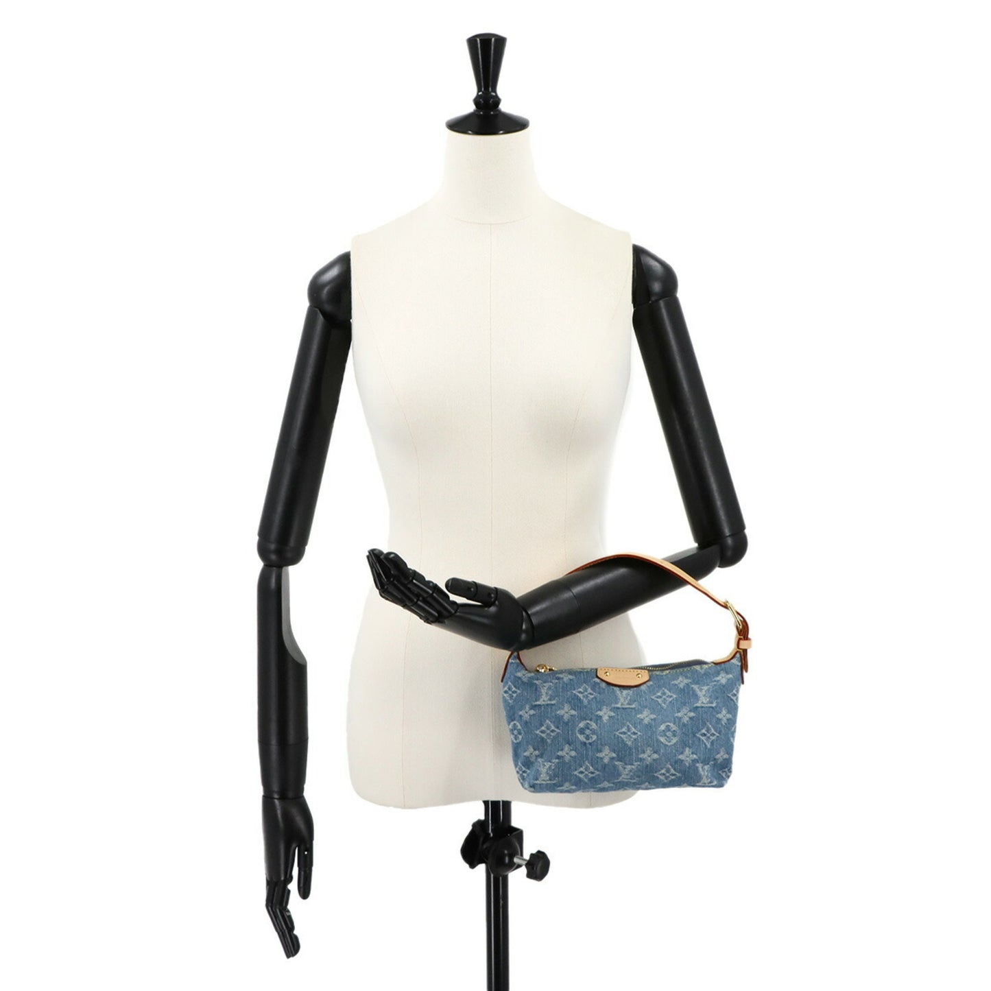 Louis Vuitton Monogram Denim Hills Pochette Handbag