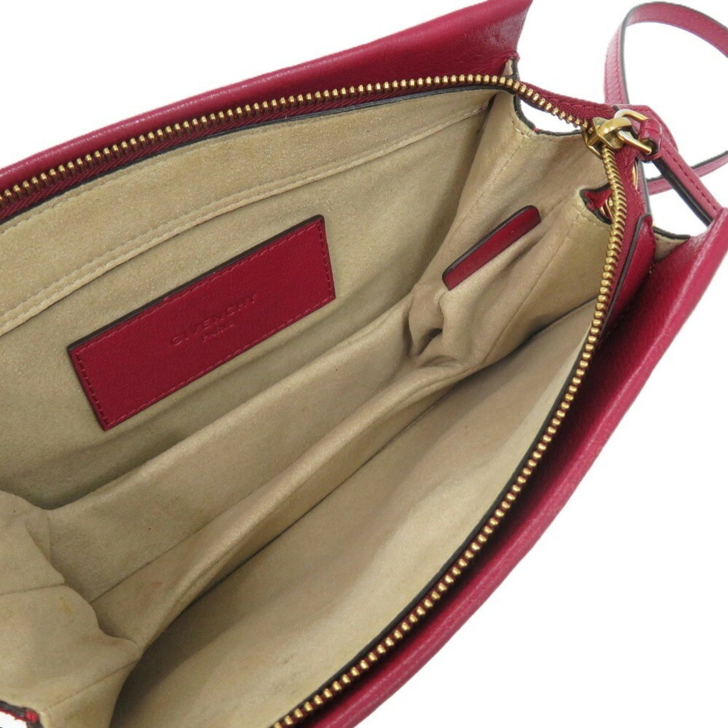 Givenchy Cross3 2-Way Leather Shoulder Bag In Bordeaux 0346