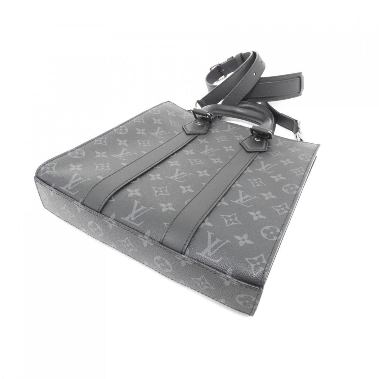 Louis Vuitton Monogram Eclipse Sac Plat Cross M46456 Handbag