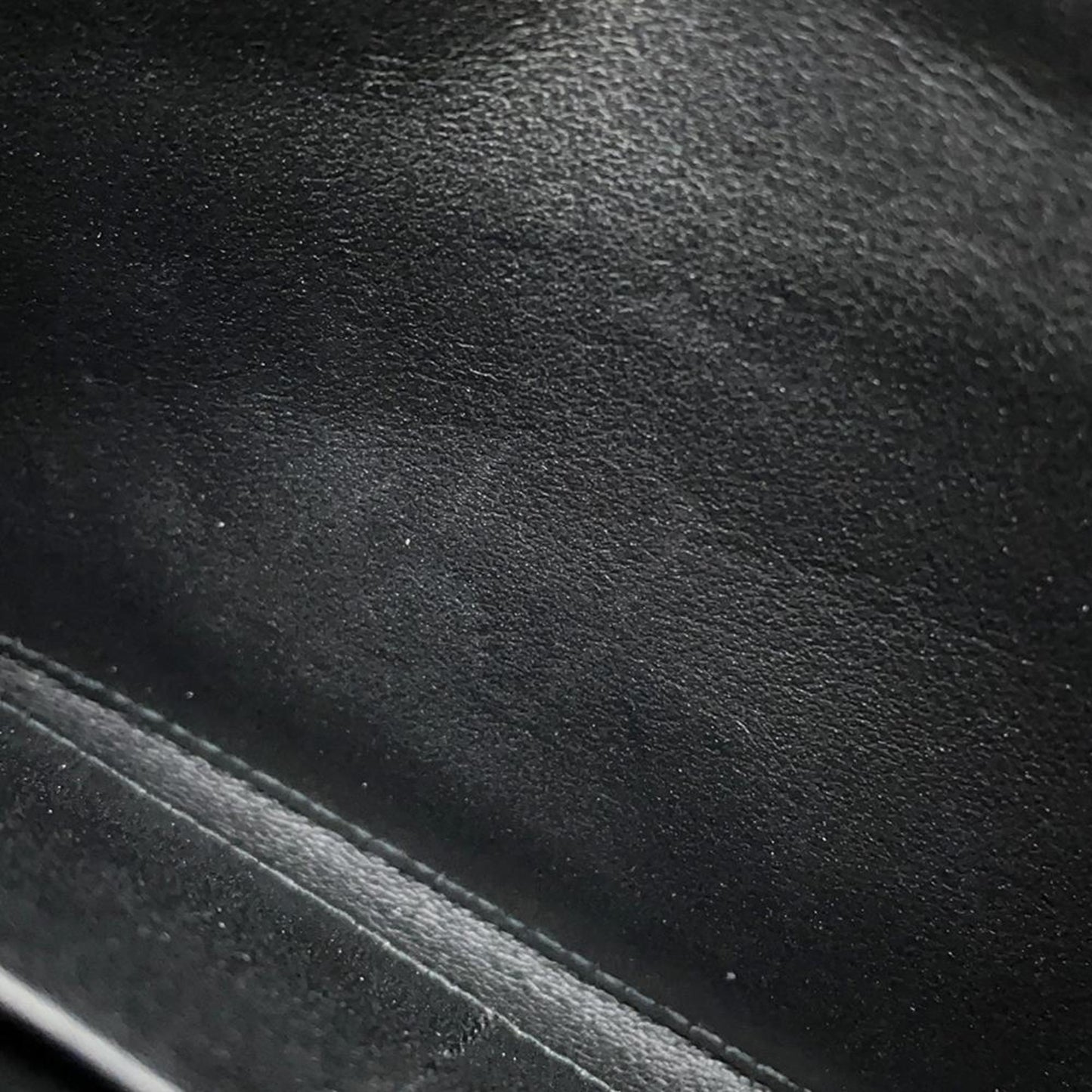 Christian Dior Long Wallet Round Leather 2Ufbc011Xla Black Dior Homme