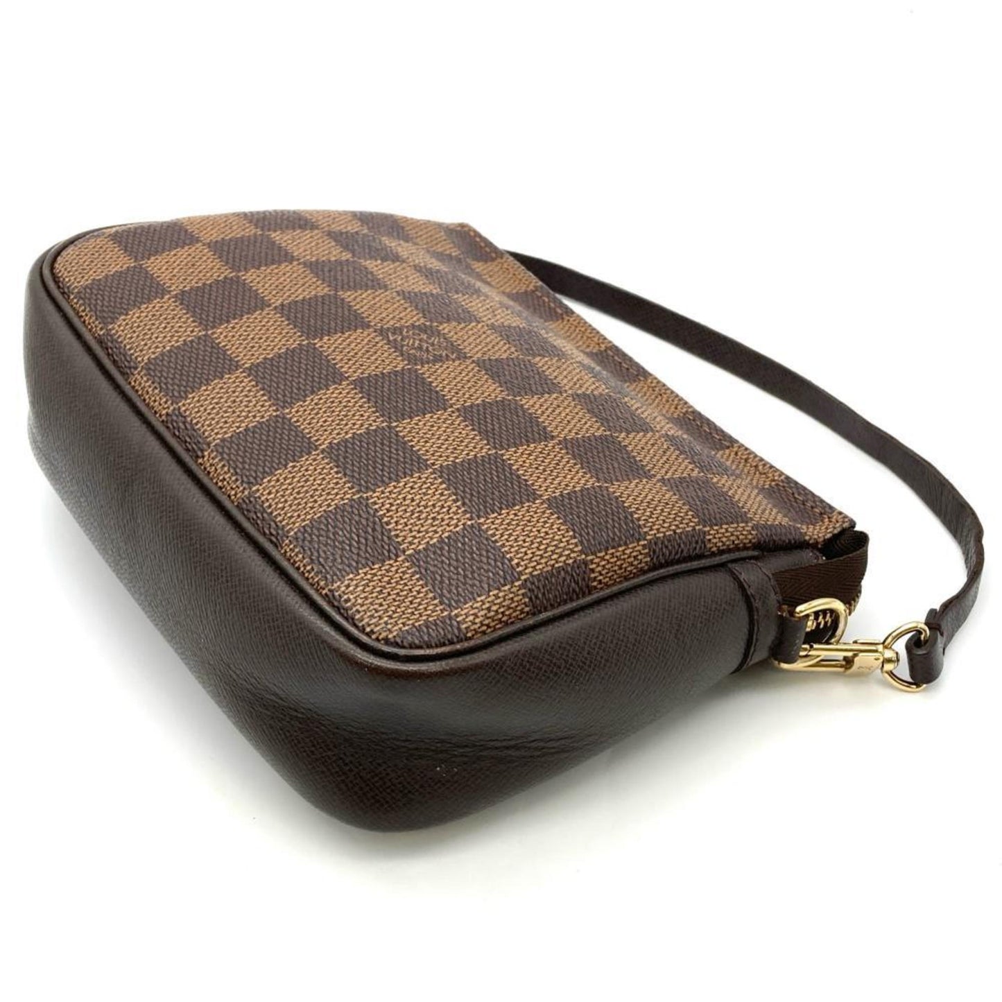 Louis Vuitton Truth Makeup Pochette Hand Pouch Damier Ebene N51982 Brown No1918