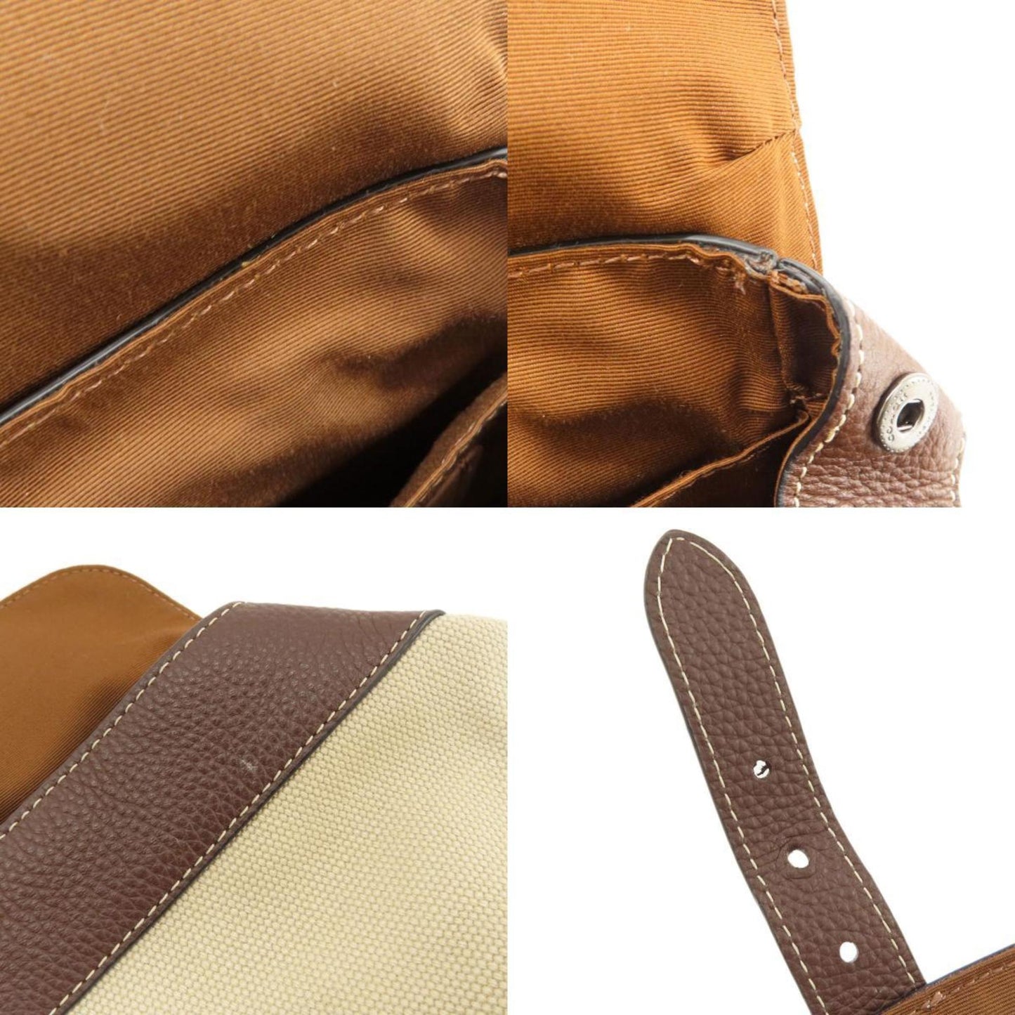 Coach Ch074 Padson Small Body Bag Canvas Leather