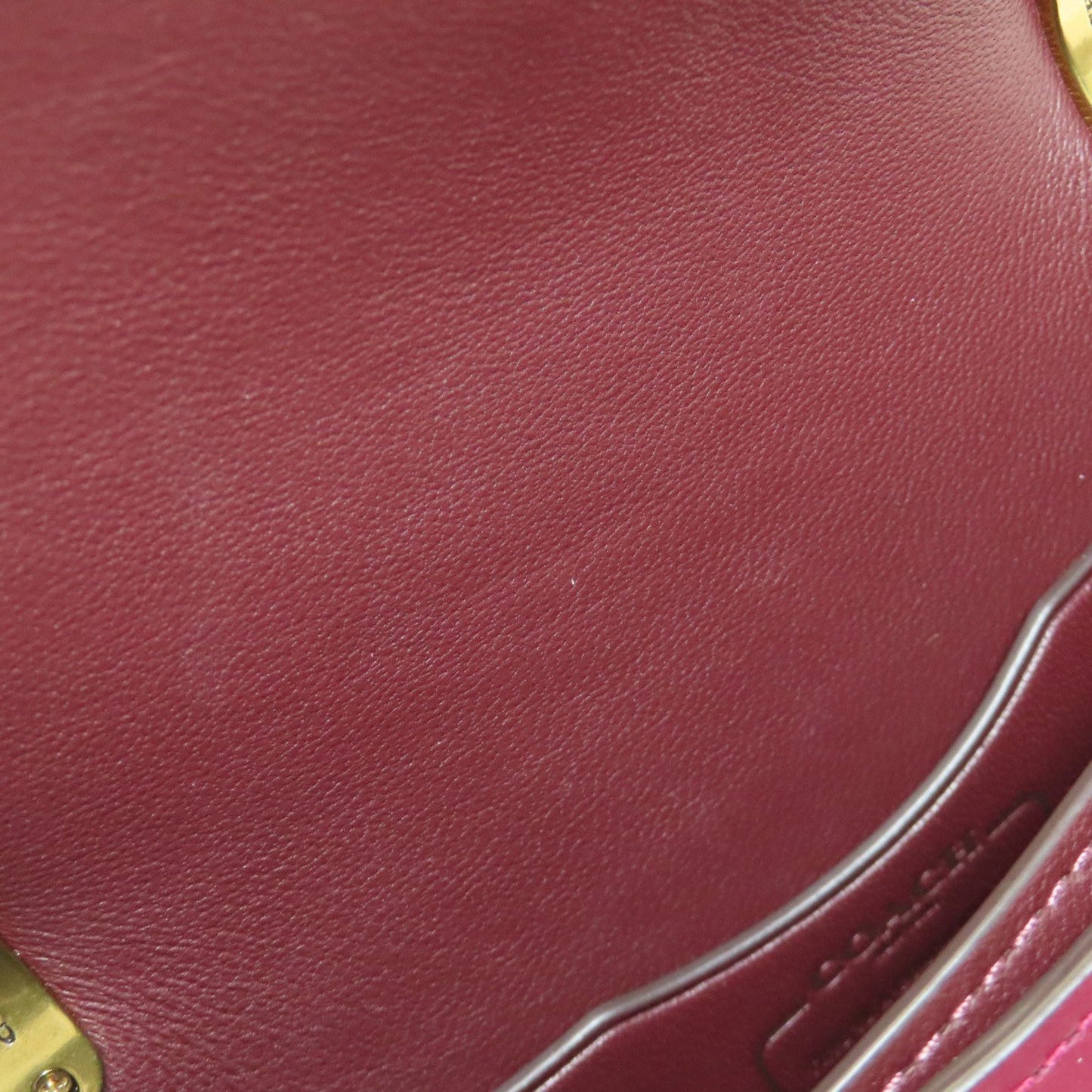 Coach C3760 Ally Shoulder Bag Canvas