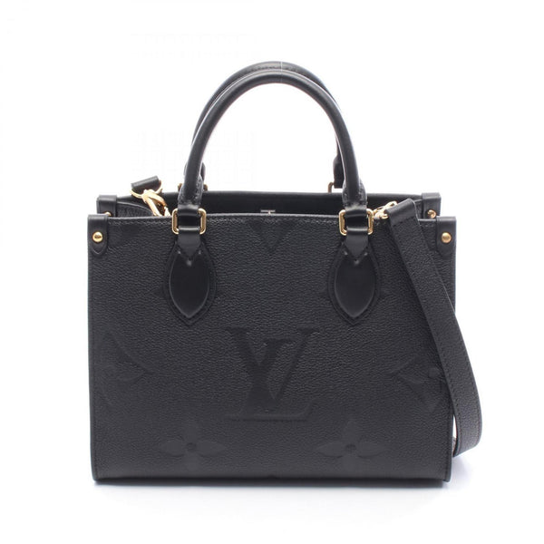 Louis Vuitton On The Go Pm Handbag In Monogram Empreinte Leather