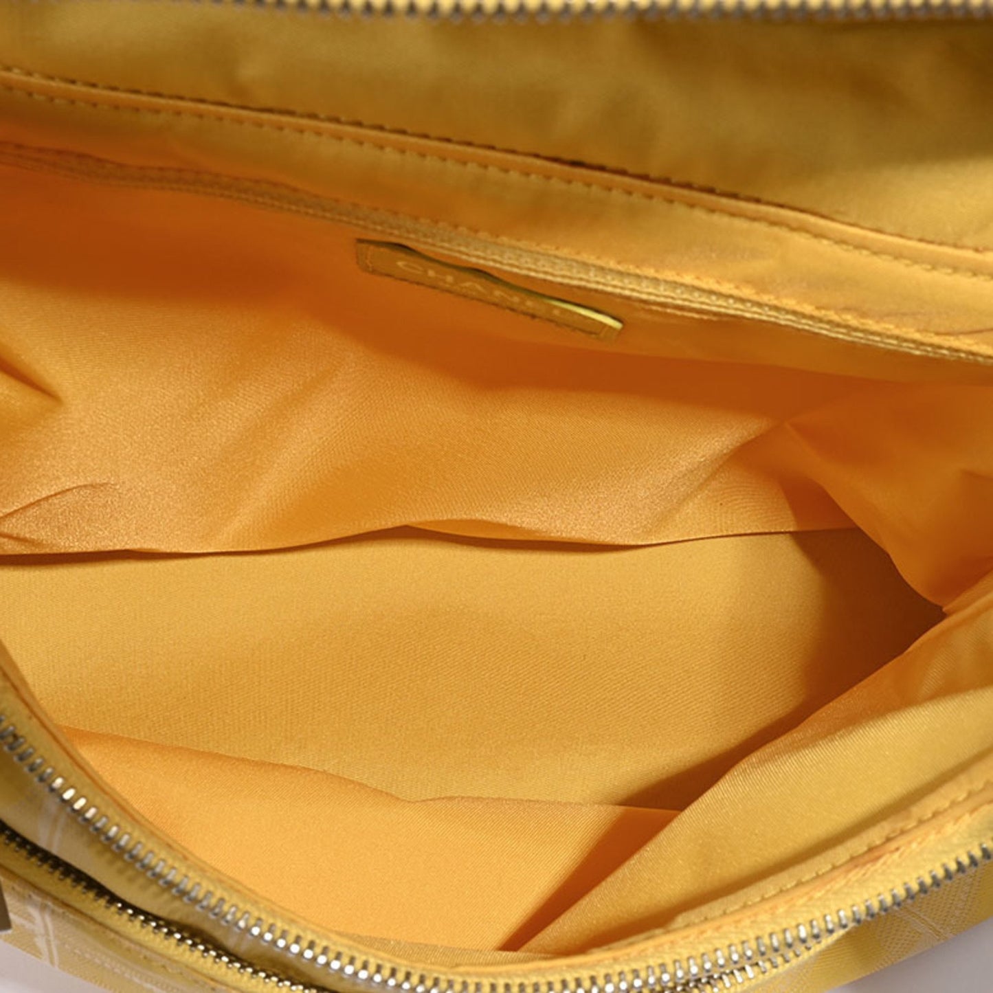 Chanel New Travel Line Shoulder Bag Yellow A15958